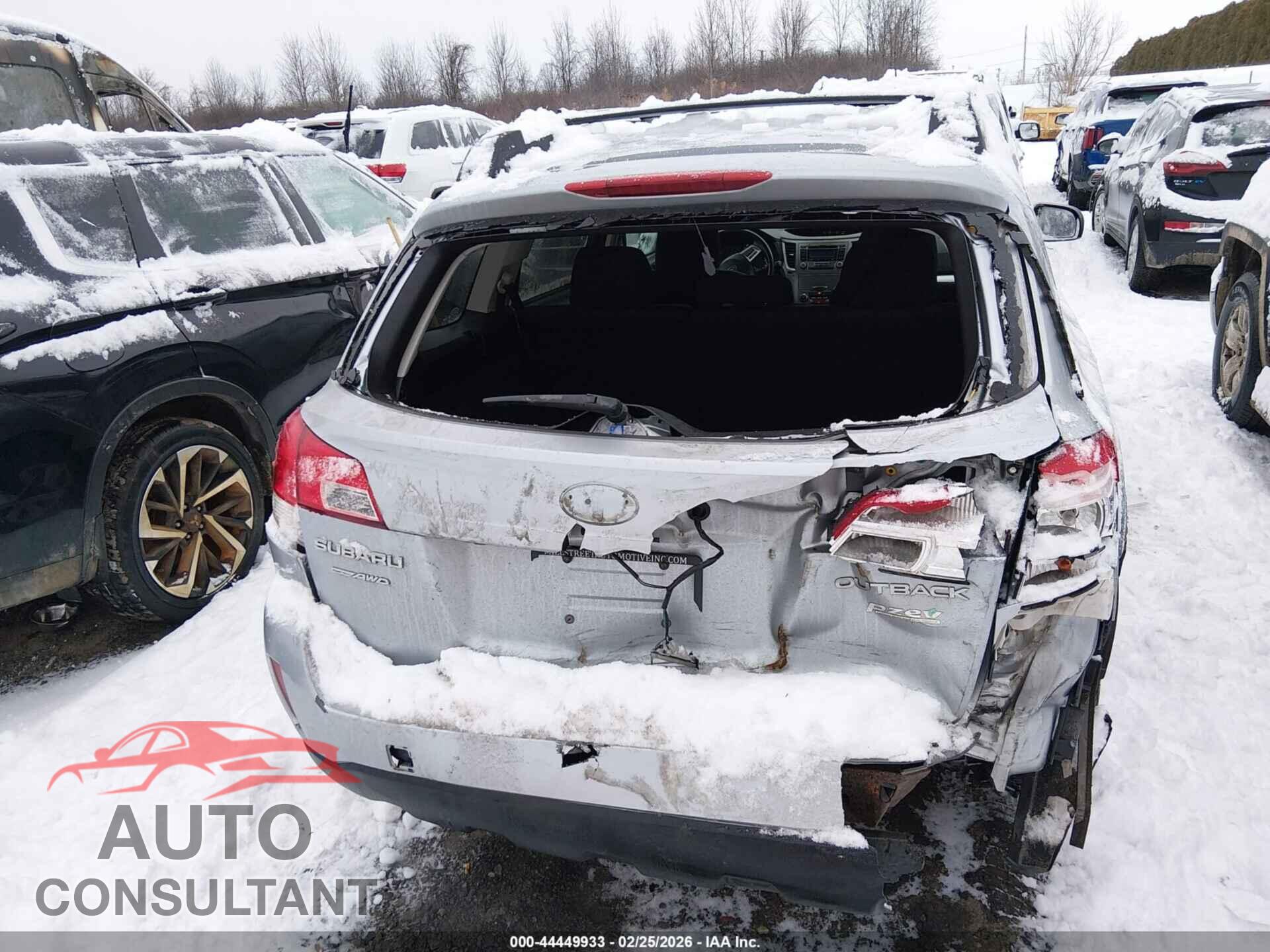 SUBARU OUTBACK 2012 - 4S4BRBCC3C3278275