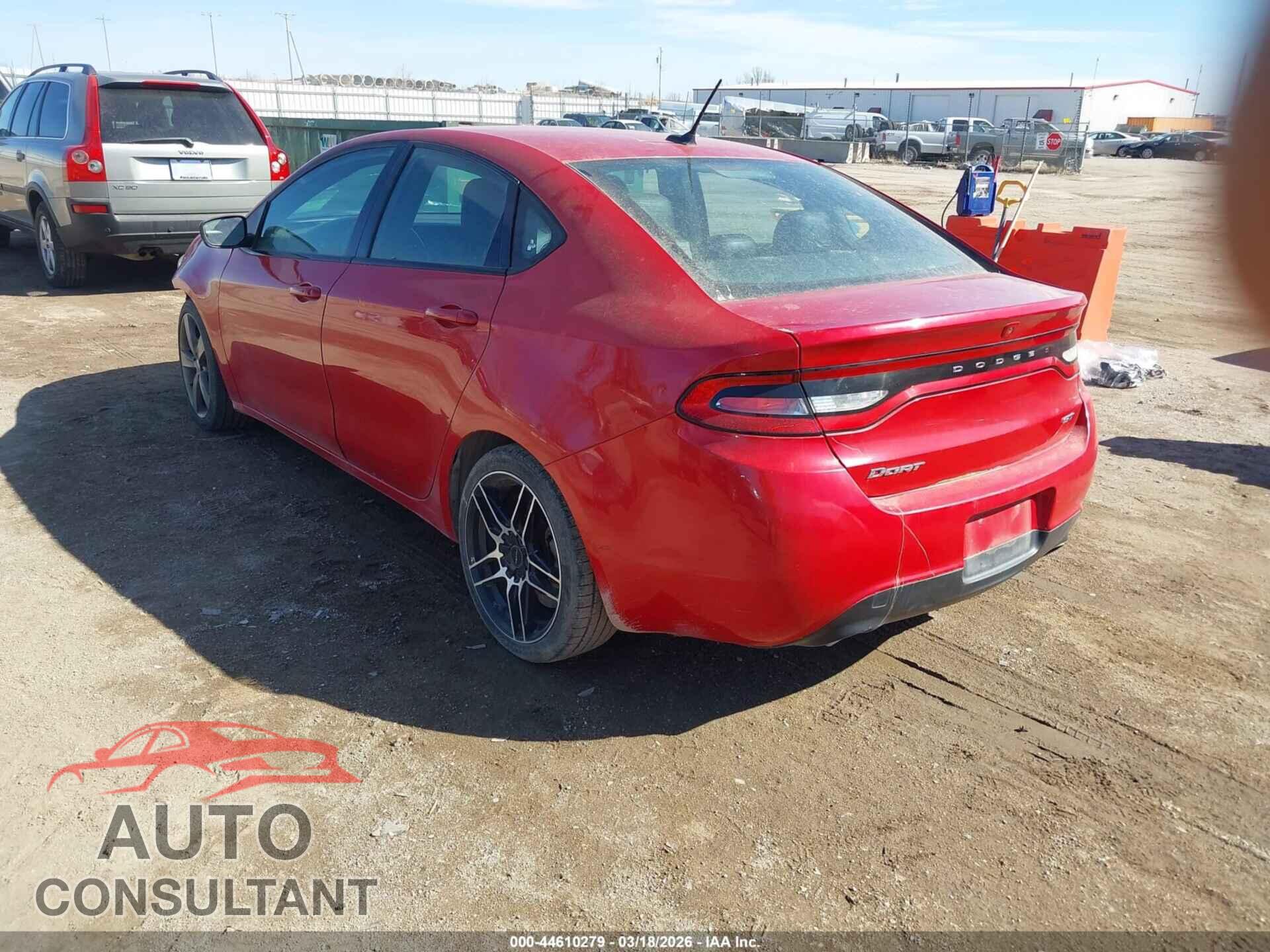 DODGE DART 2015 - 1C3CDFEB7FD128143