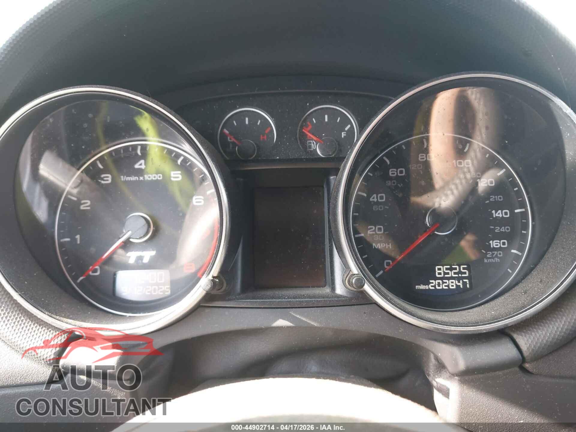 AUDI TT 2013 - TRUKFAFK0D1000656