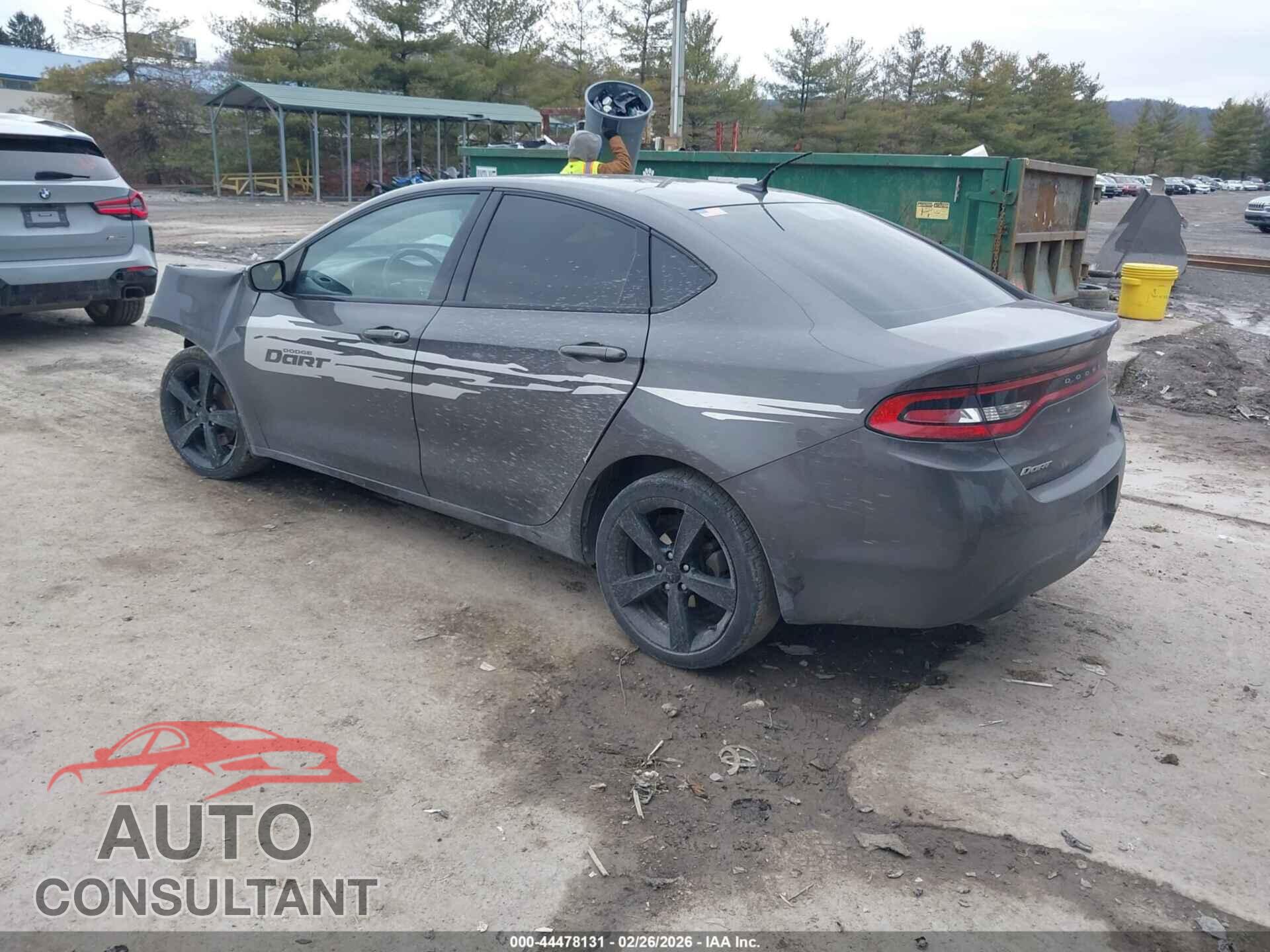 DODGE DART 2015 - 1C3CDFBB1FD435134