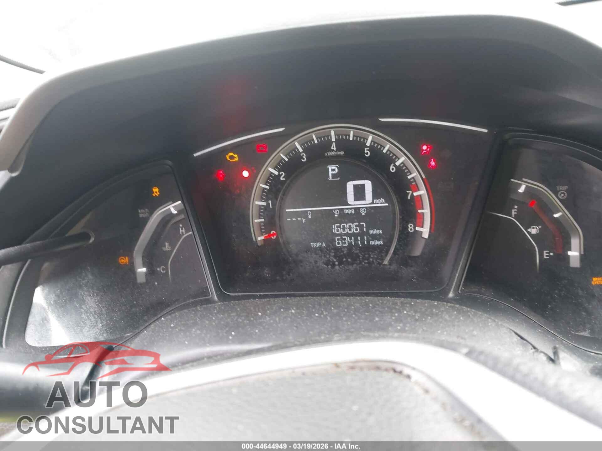 HONDA CIVIC 2017 - 19XFC2F59HE224855