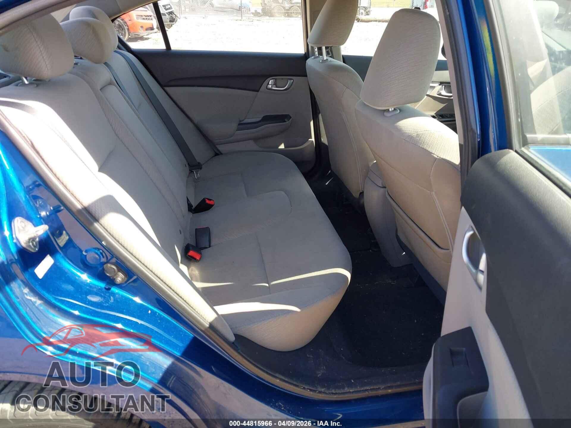 HONDA CIVIC 2013 - 19XFB2F80DE254558