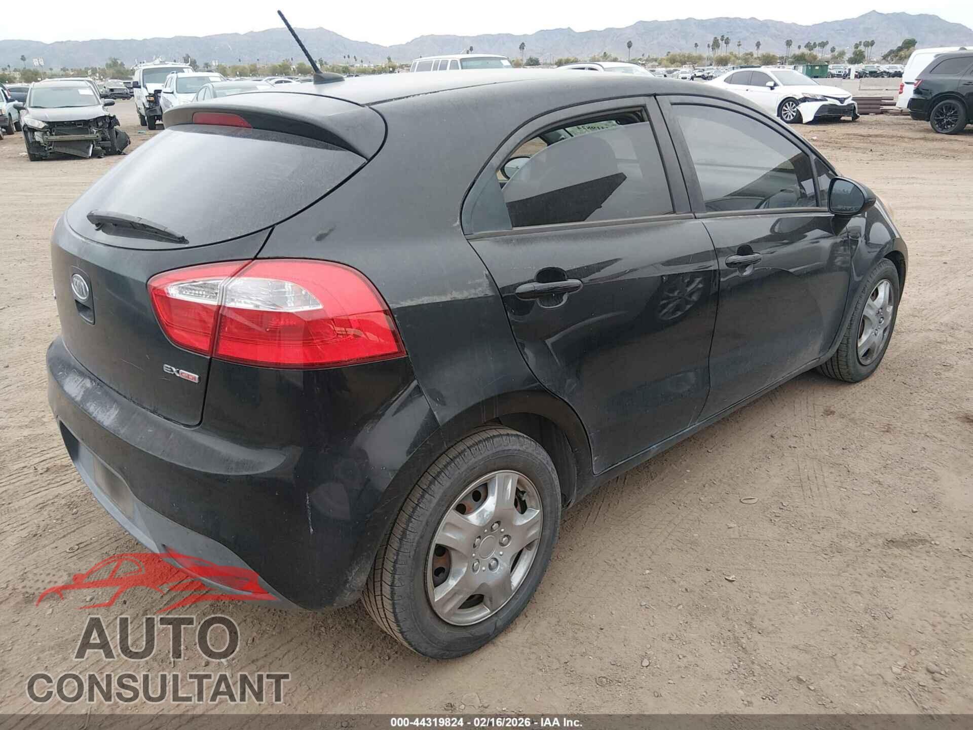 KIA RIO5 2012 - KNADN5A3XC6009974