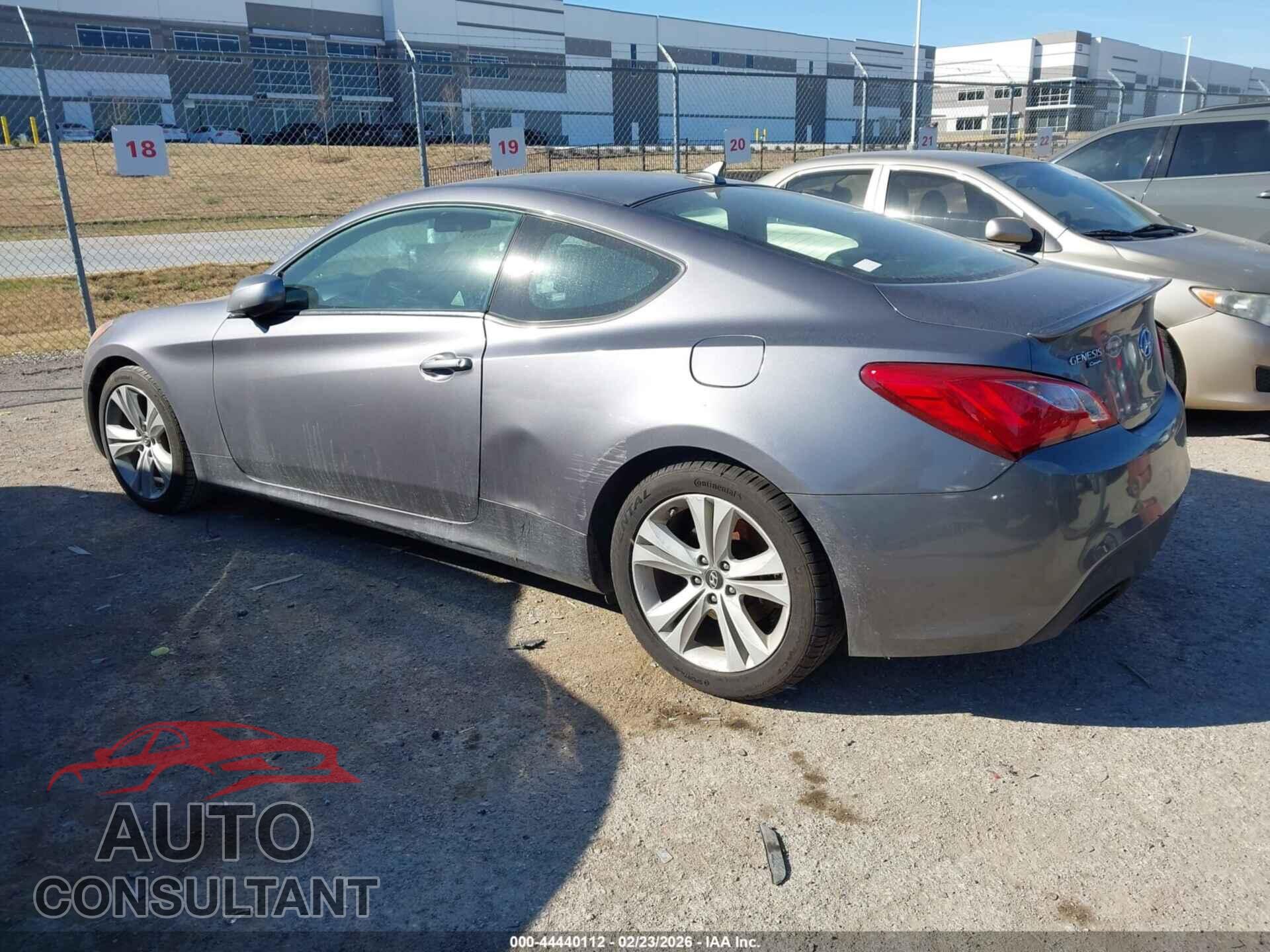 HYUNDAI GENESIS 2012 - KMHHT6KD6CU069796