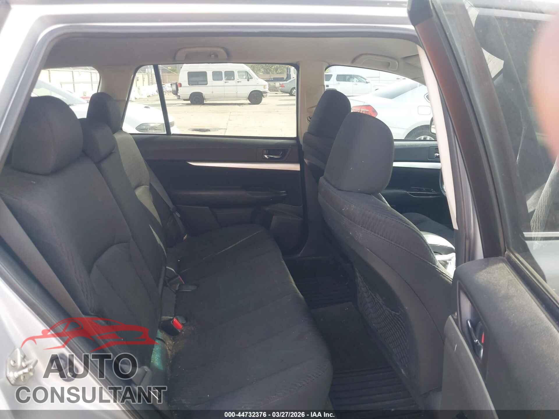 SUBARU OUTBACK 2012 - 4S4BRBCC7C1244254