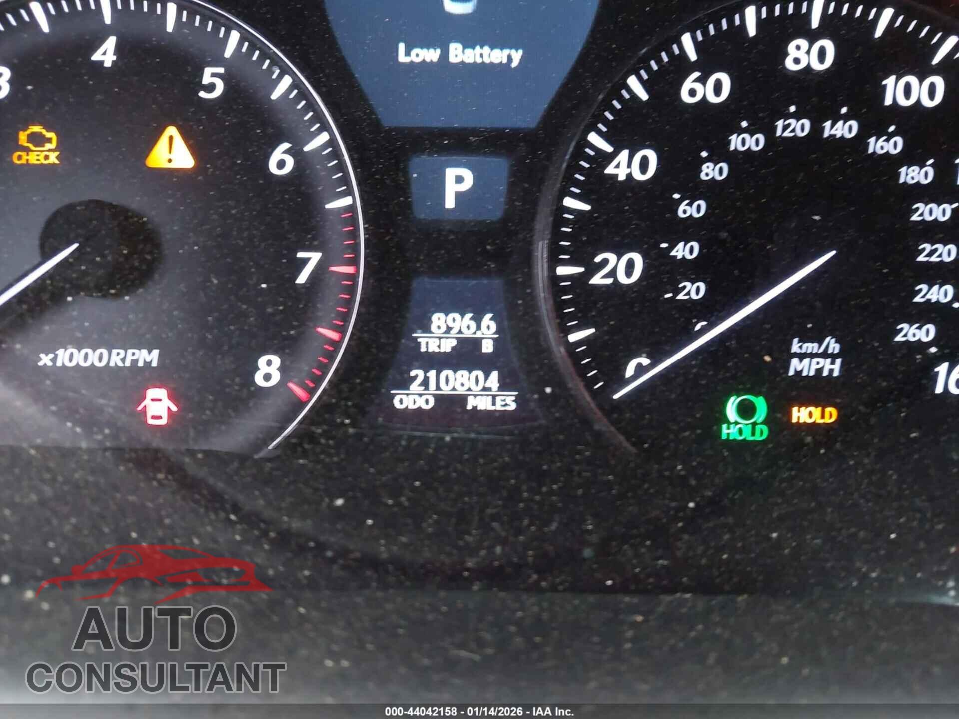 LEXUS LS 460 2010 - JTHBL5EF0A5100645