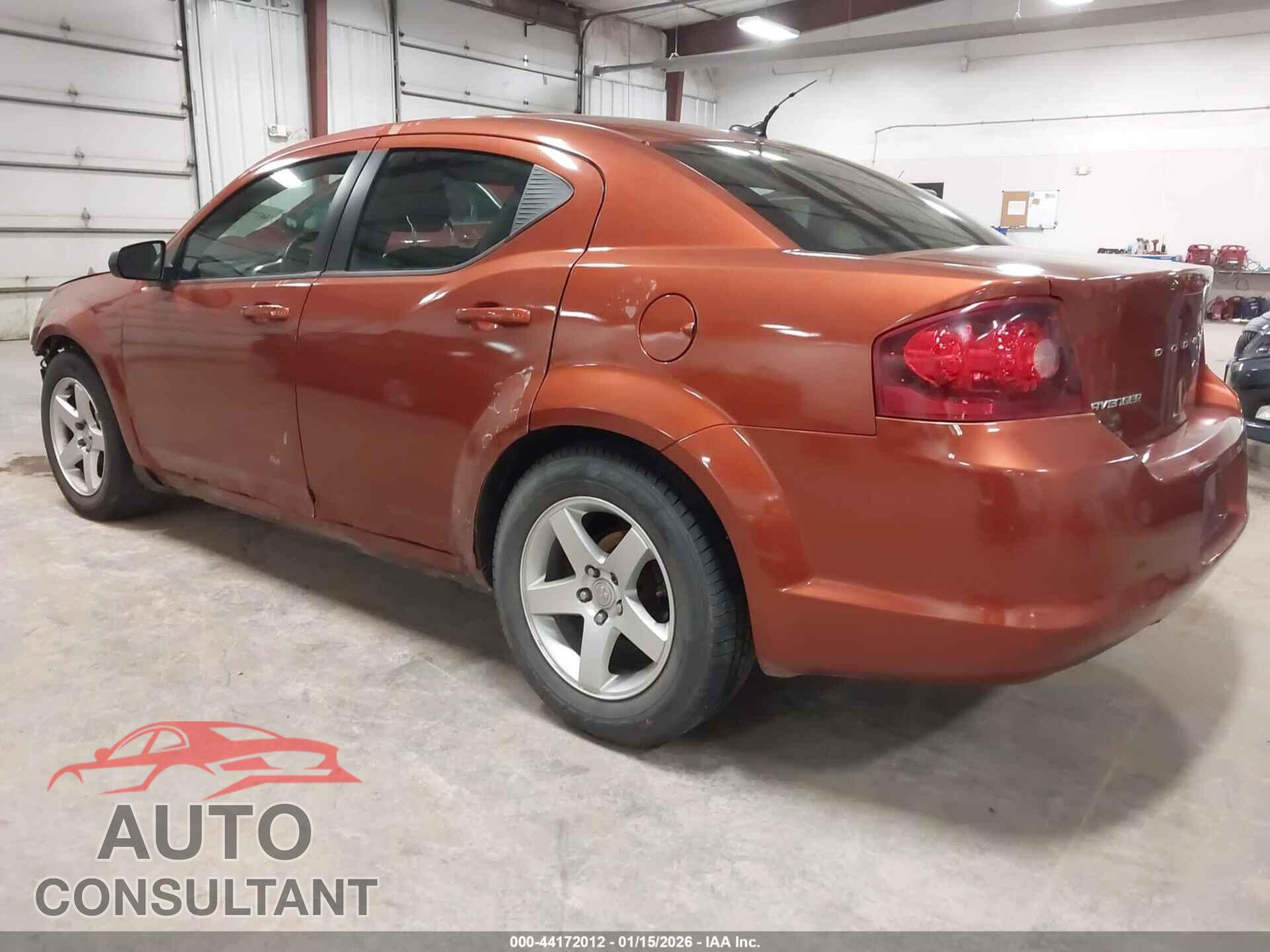 DODGE AVENGER 2012 - 1C3CDZAB8CN171287
