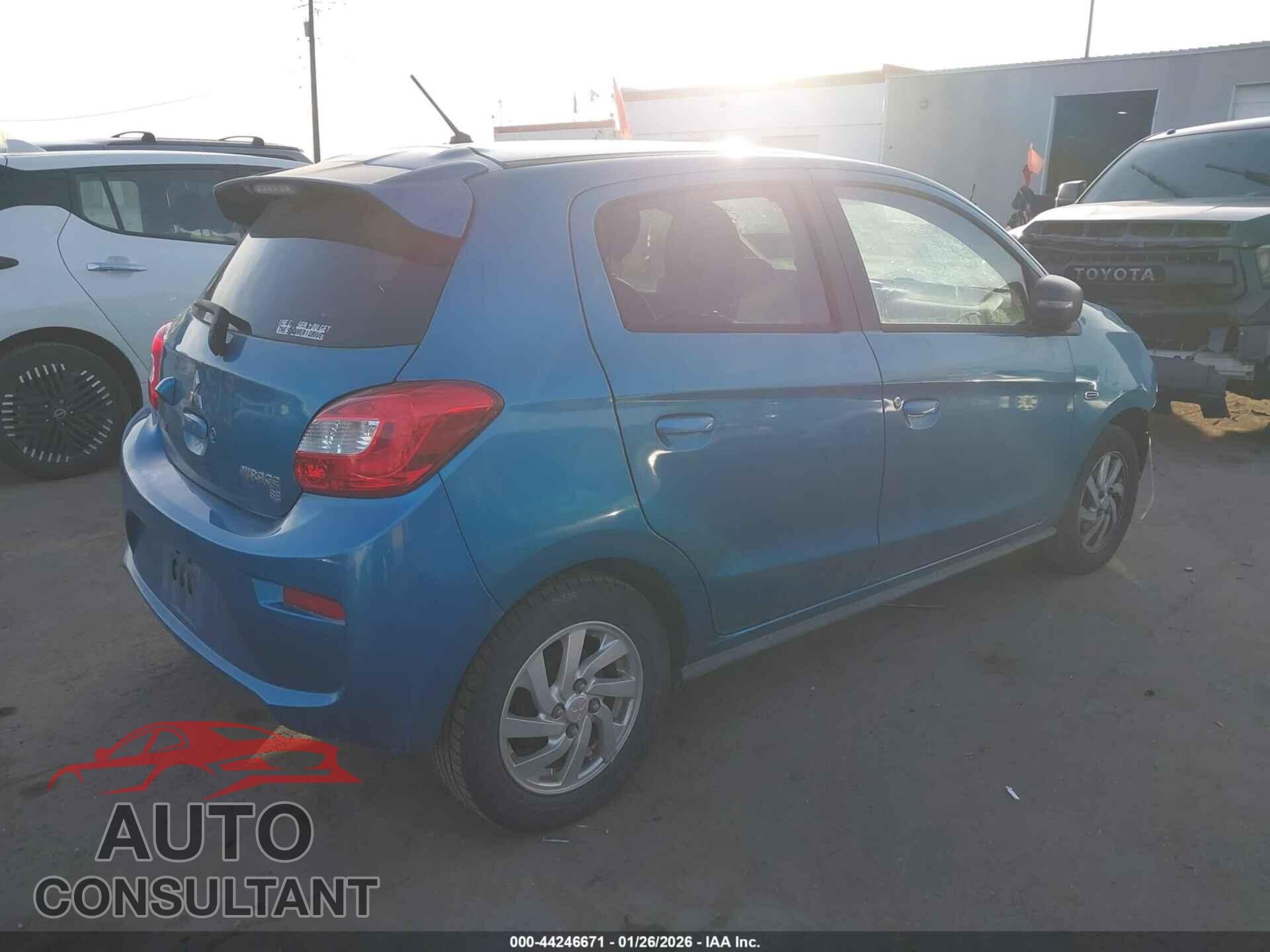 MITSUBISHI MIRAGE 2017 - ML32A4HJXHH005295