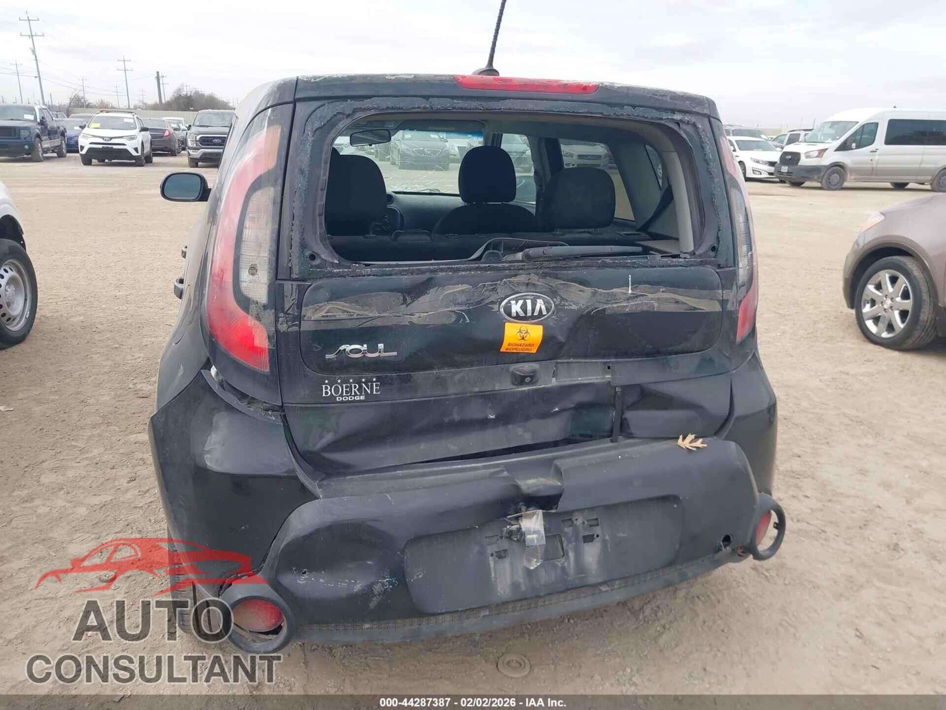 KIA SOUL 2016 - KNDJP3A58G7857258