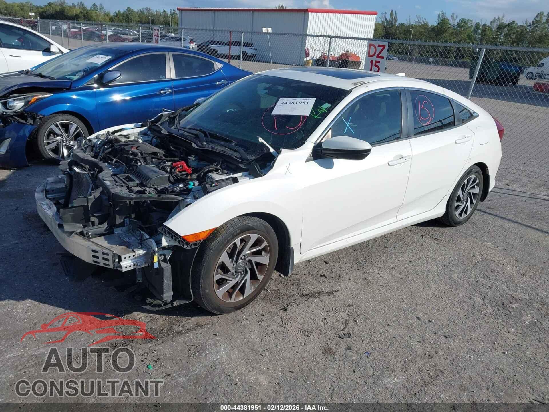 HONDA CIVIC 2017 - 19XFC2F79HE061514
