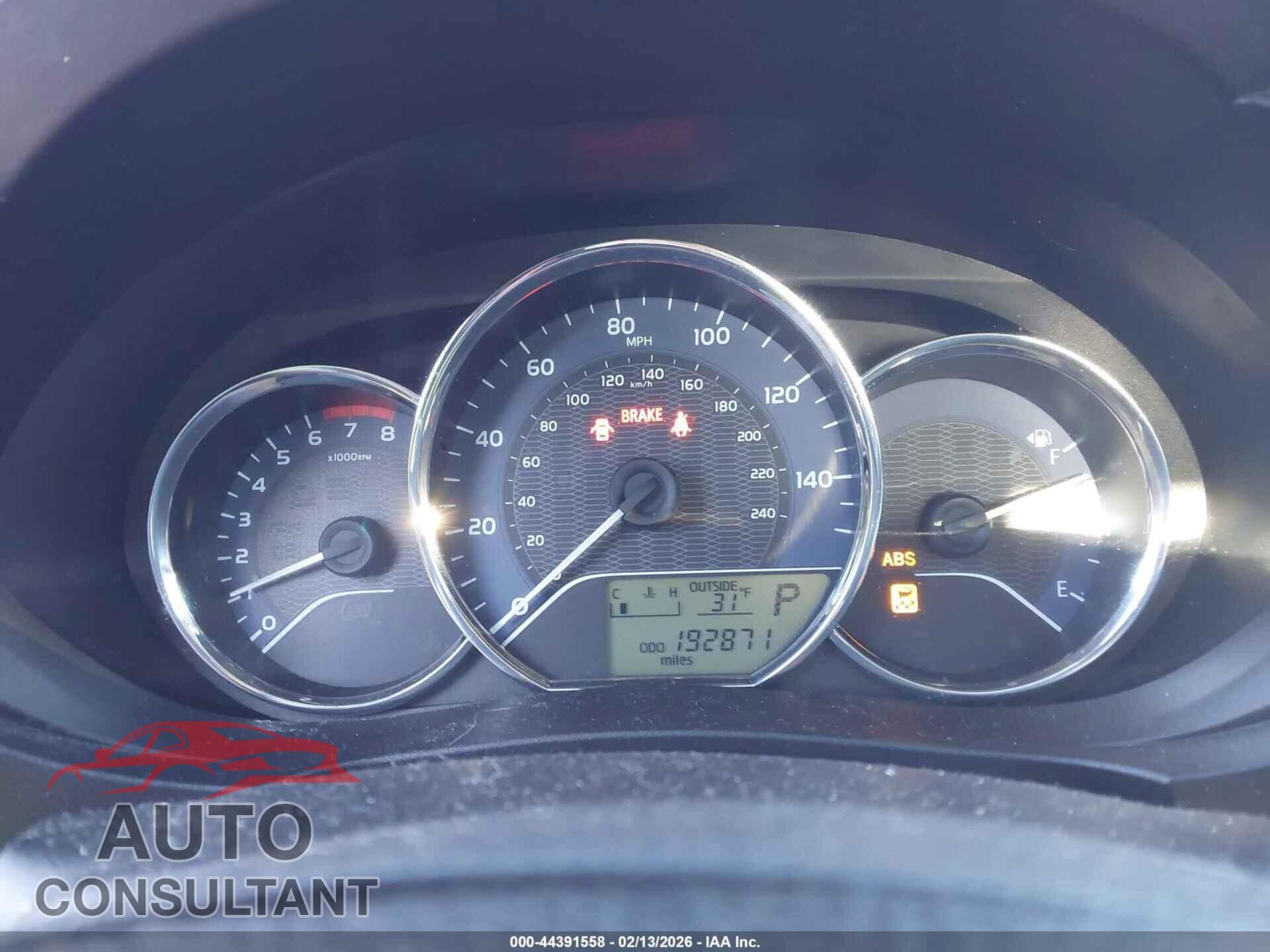 TOYOTA COROLLA 2014 - 5YFBURHE5EP131682