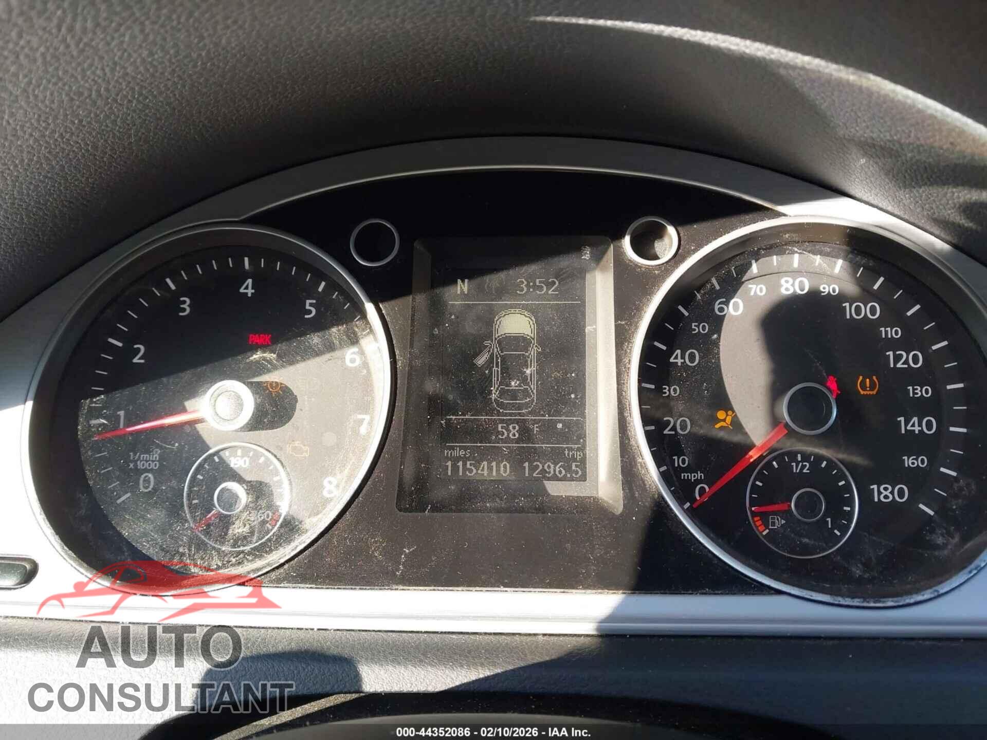 VOLKSWAGEN CC 2013 - WVWAP7AN1DE509204