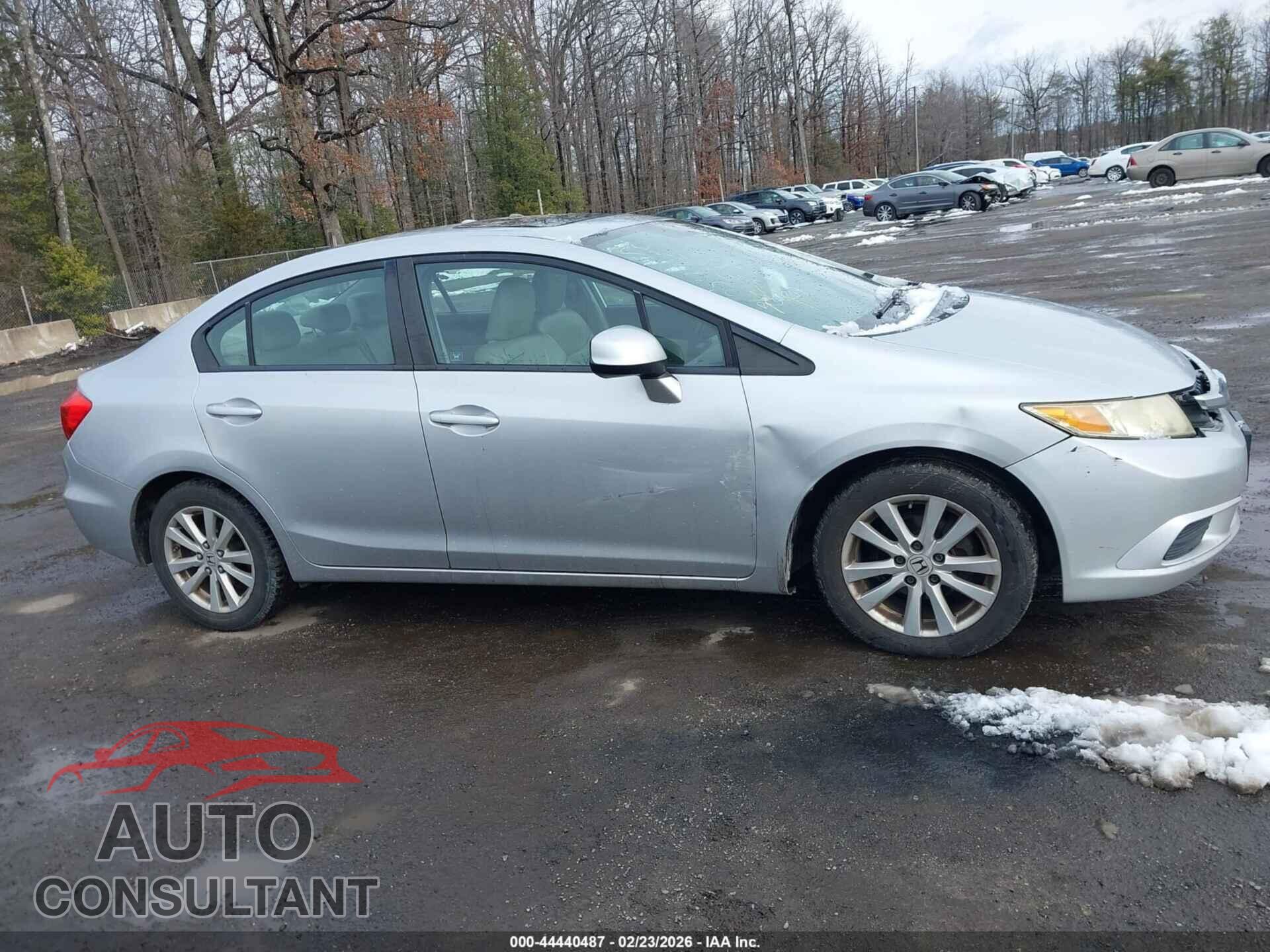 HONDA CIVIC 2012 - 19XFB2F95CE358955