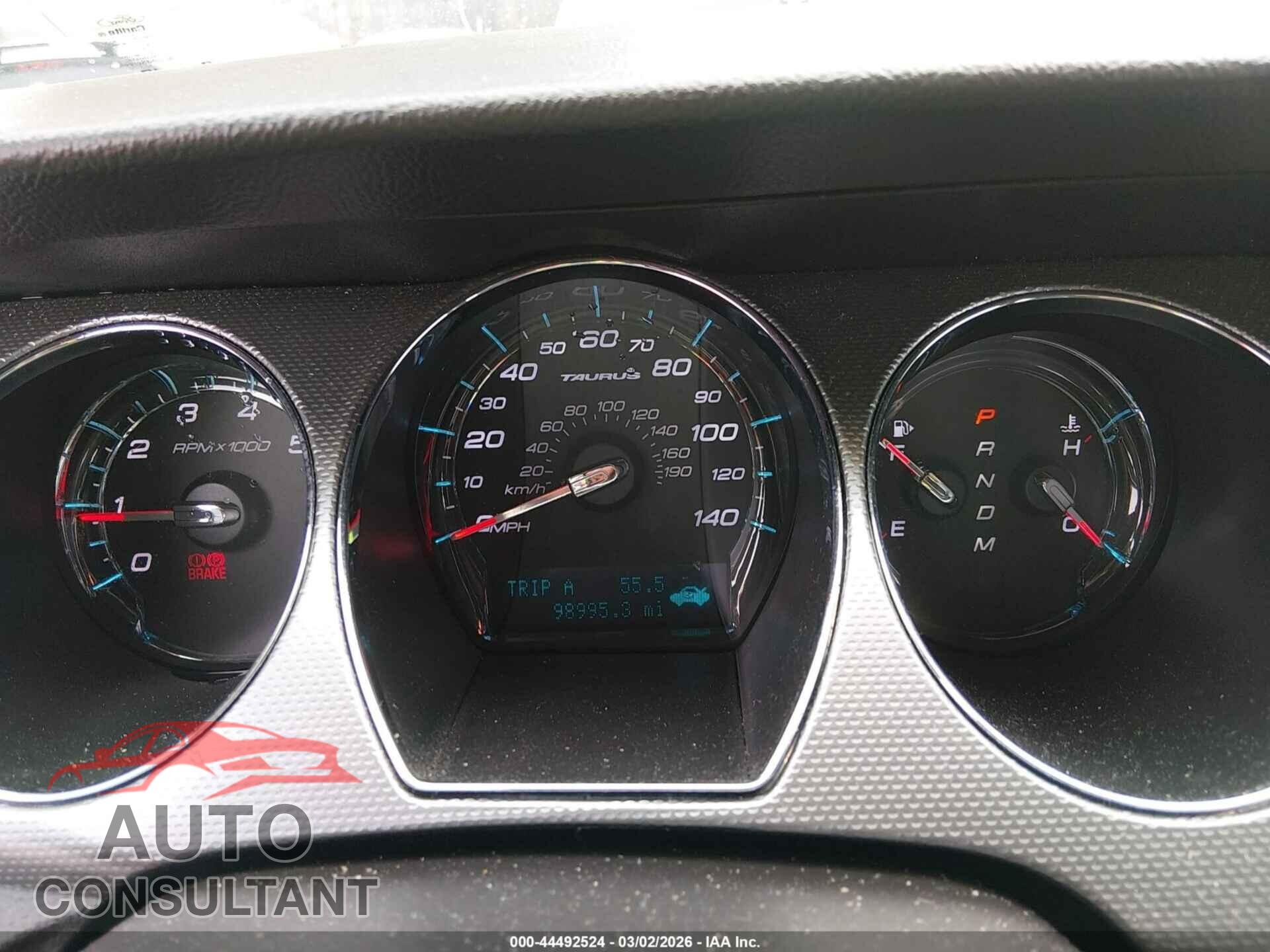 FORD TAURUS 2012 - 1FAHP2EW9CG144624