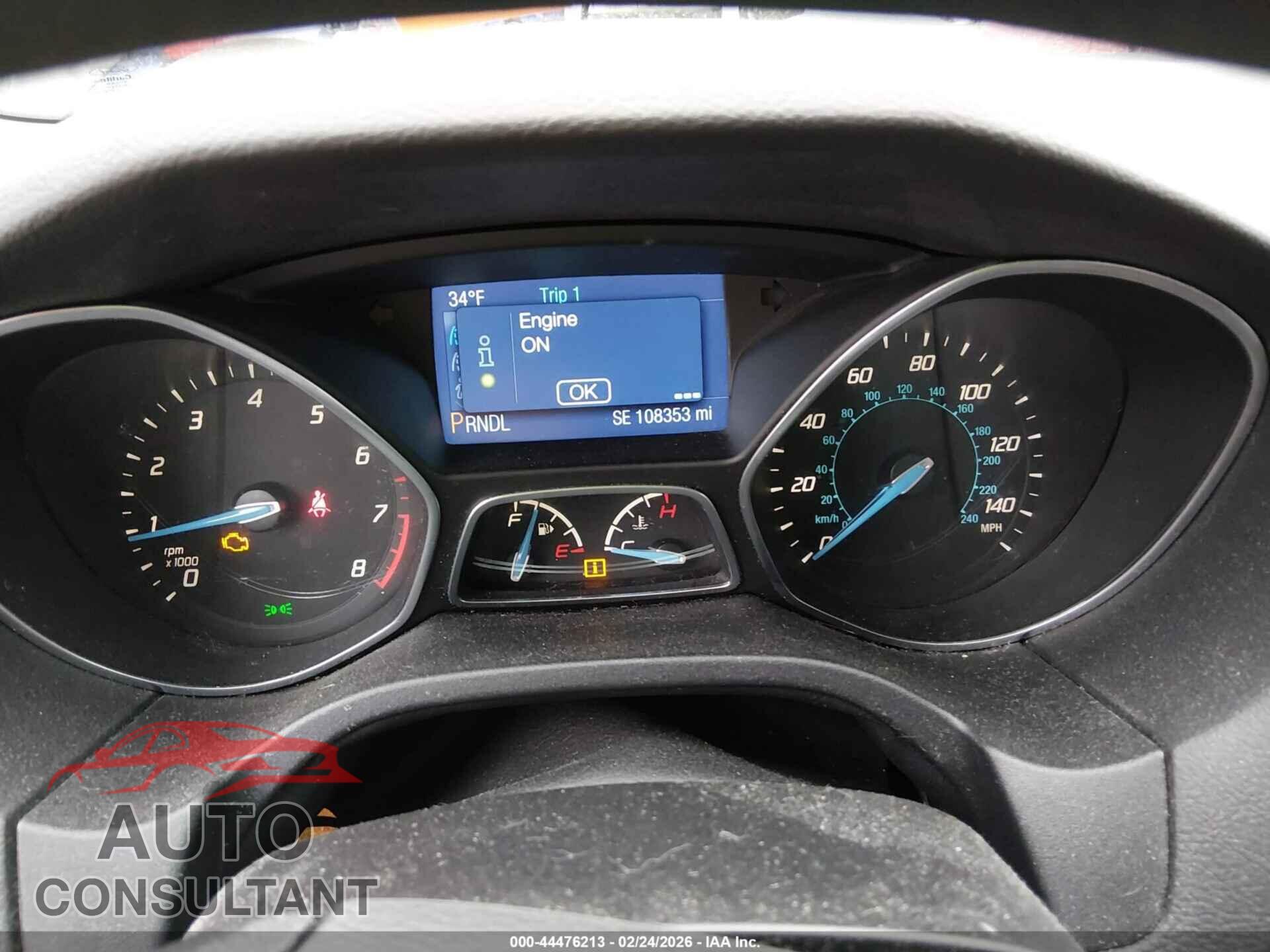 FORD FOCUS 2014 - 1FADP3F22EL379988