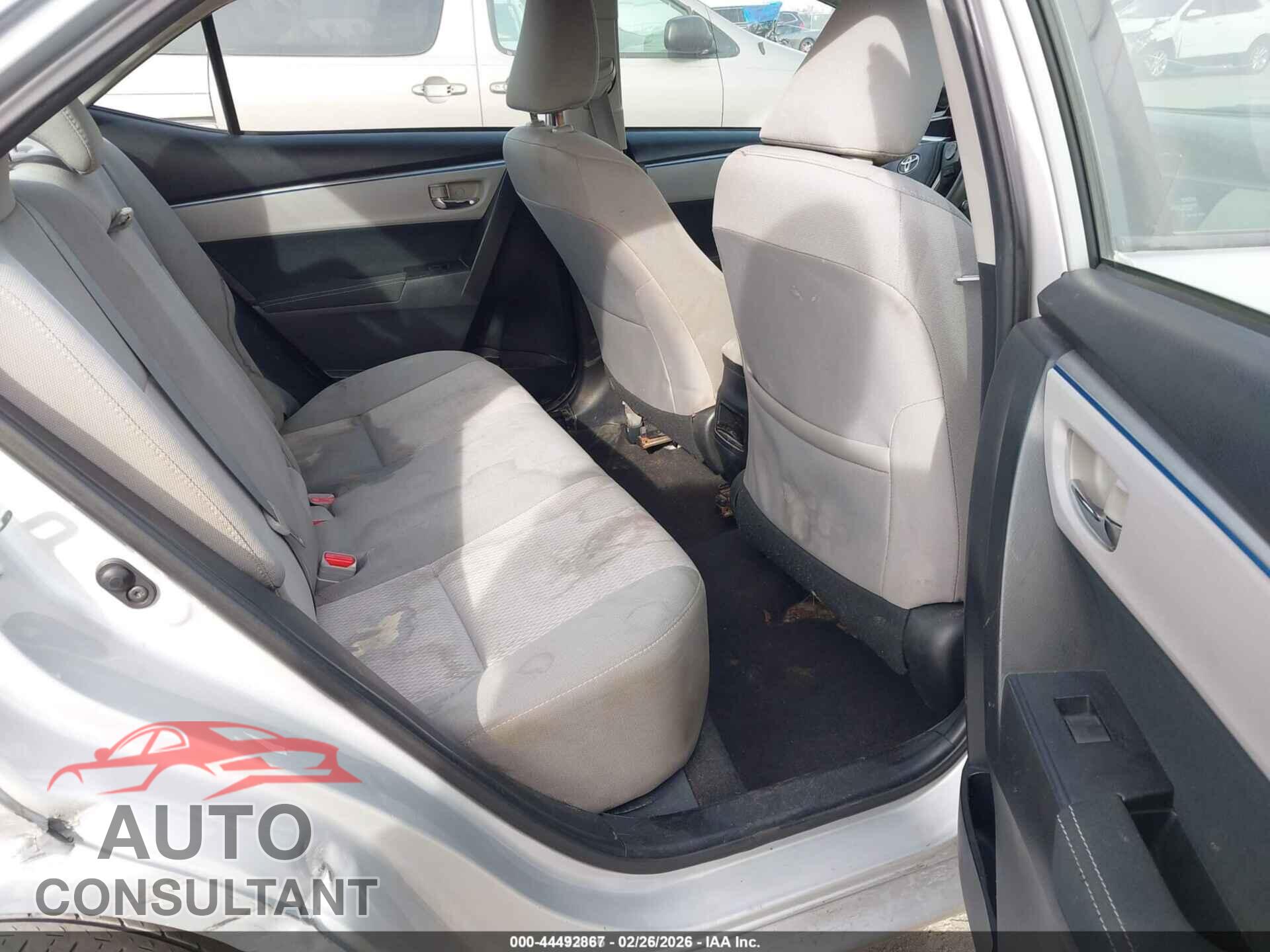 TOYOTA COROLLA 2015 - 2T1BURHE7FC416630