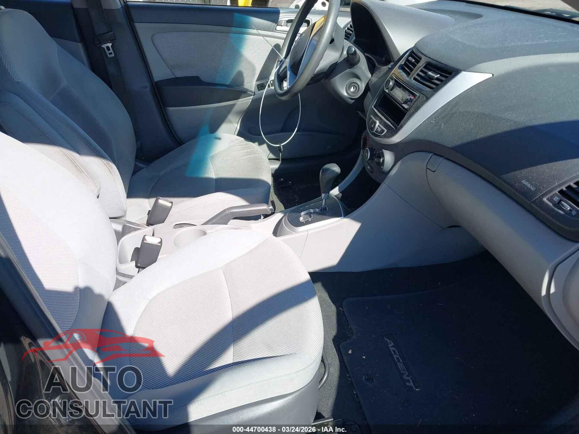 HYUNDAI ACCENT 2012 - KMHCT4AE5CU067191