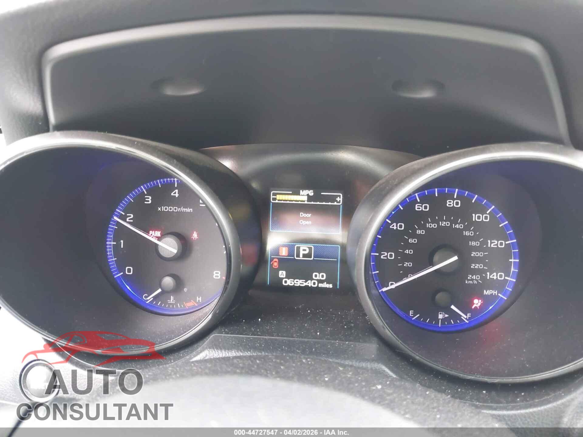 SUBARU OUTBACK 2018 - 4S4BSAKC3J3370161