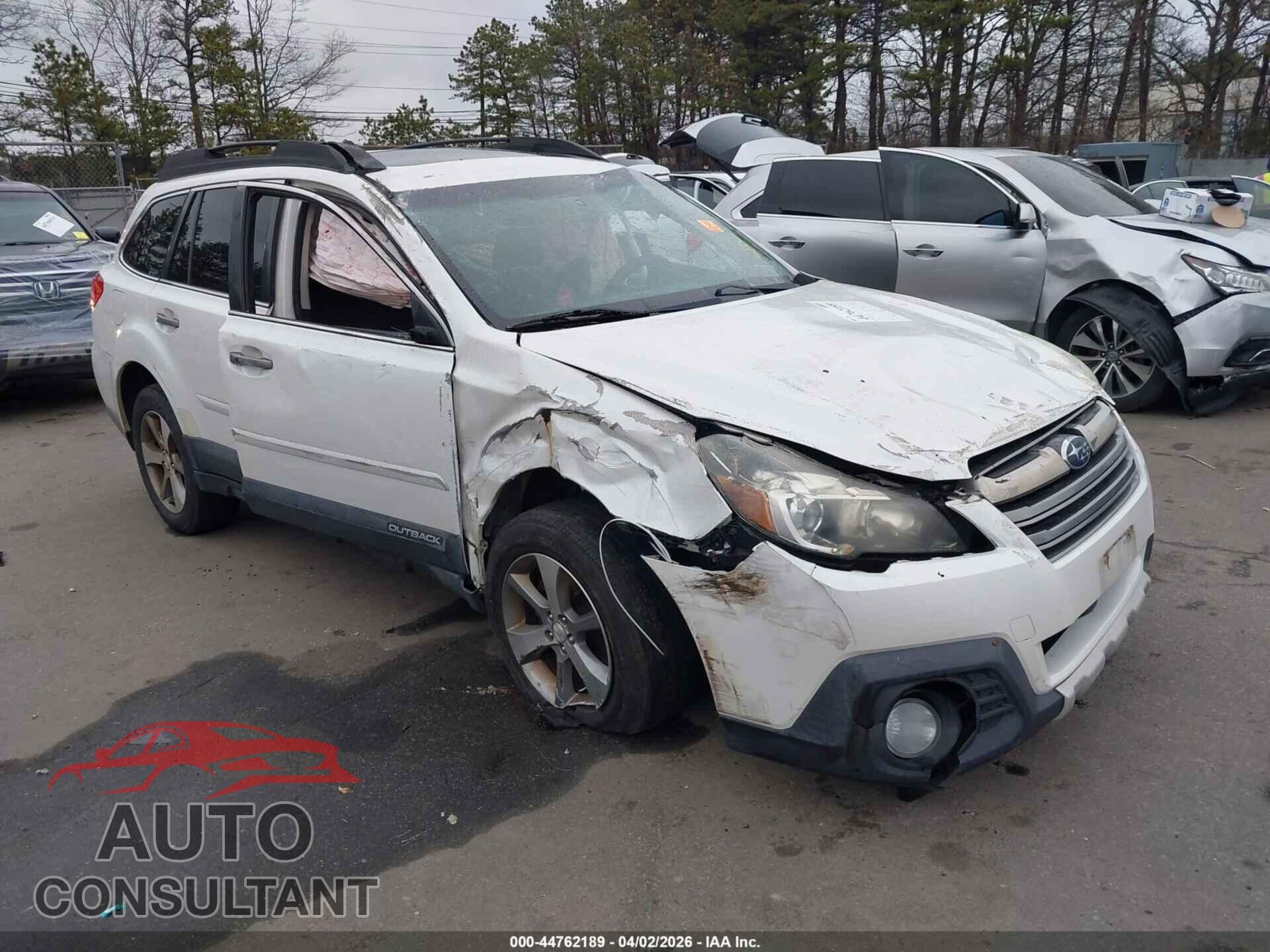 SUBARU OUTBACK 2013 - 4S4BRBSC4D3277509