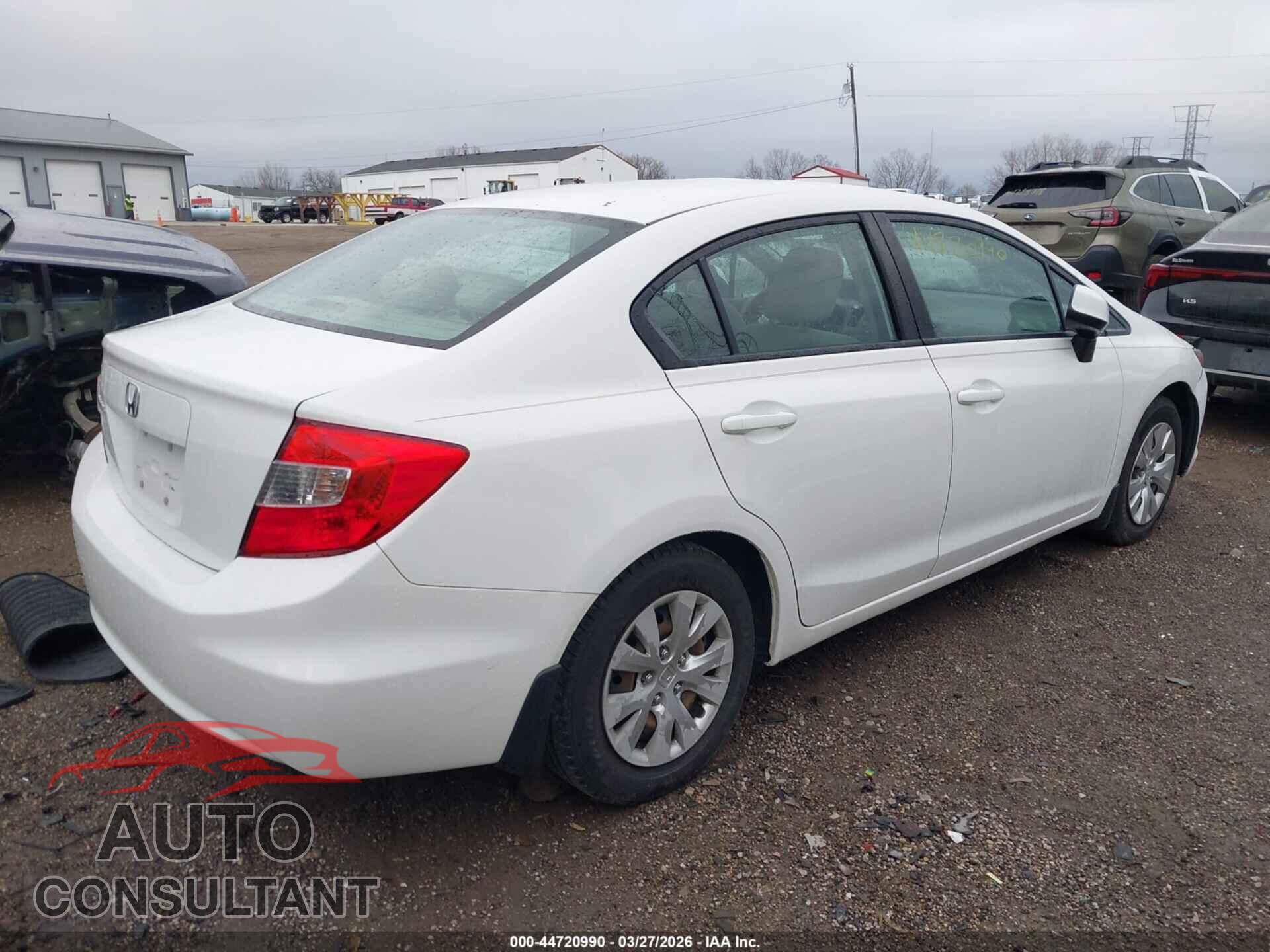 HONDA CIVIC 2012 - 19XFB2F50CE330204