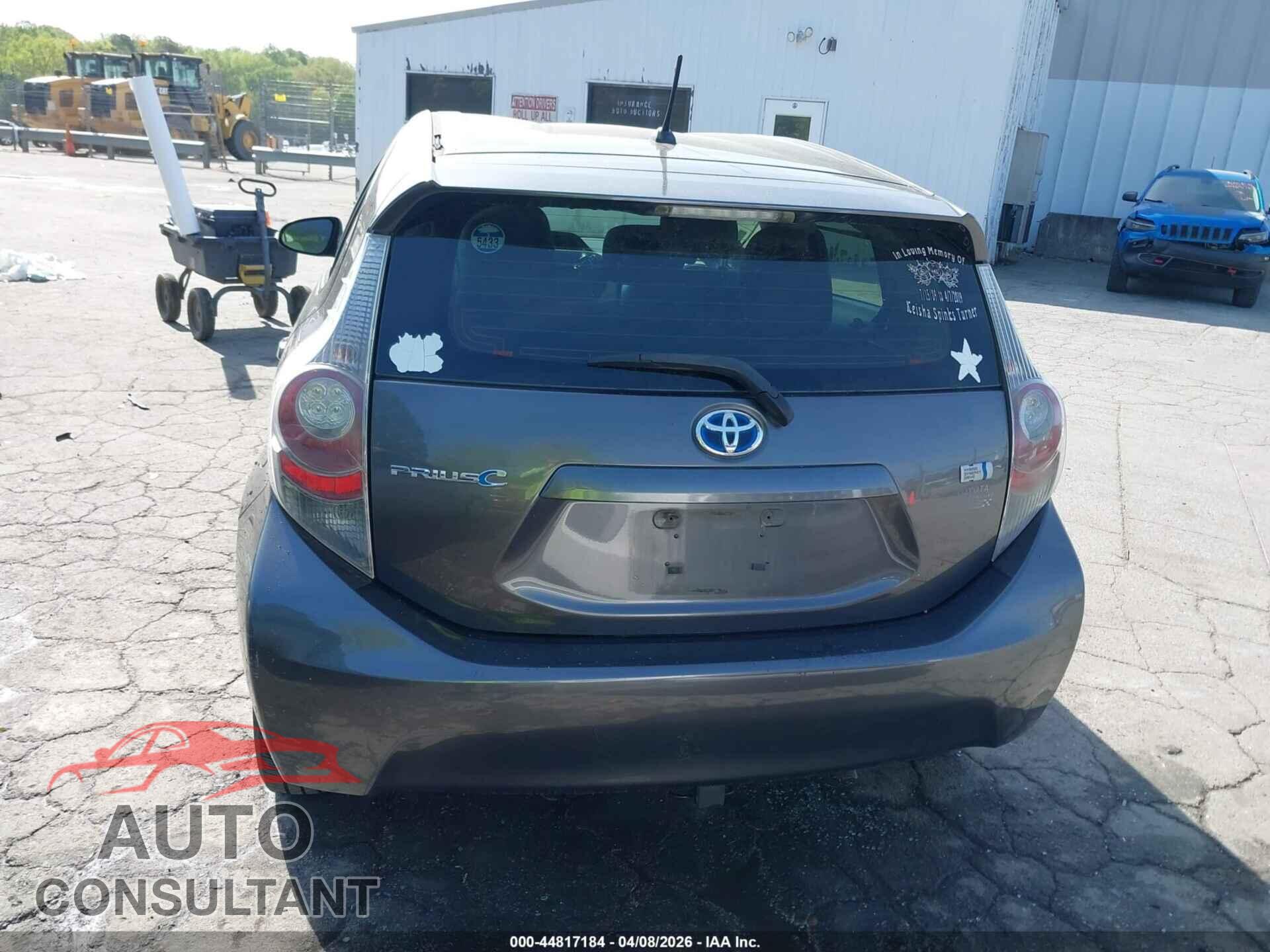 TOYOTA PRIUS C 2012 - JTDKDTB38C1524078