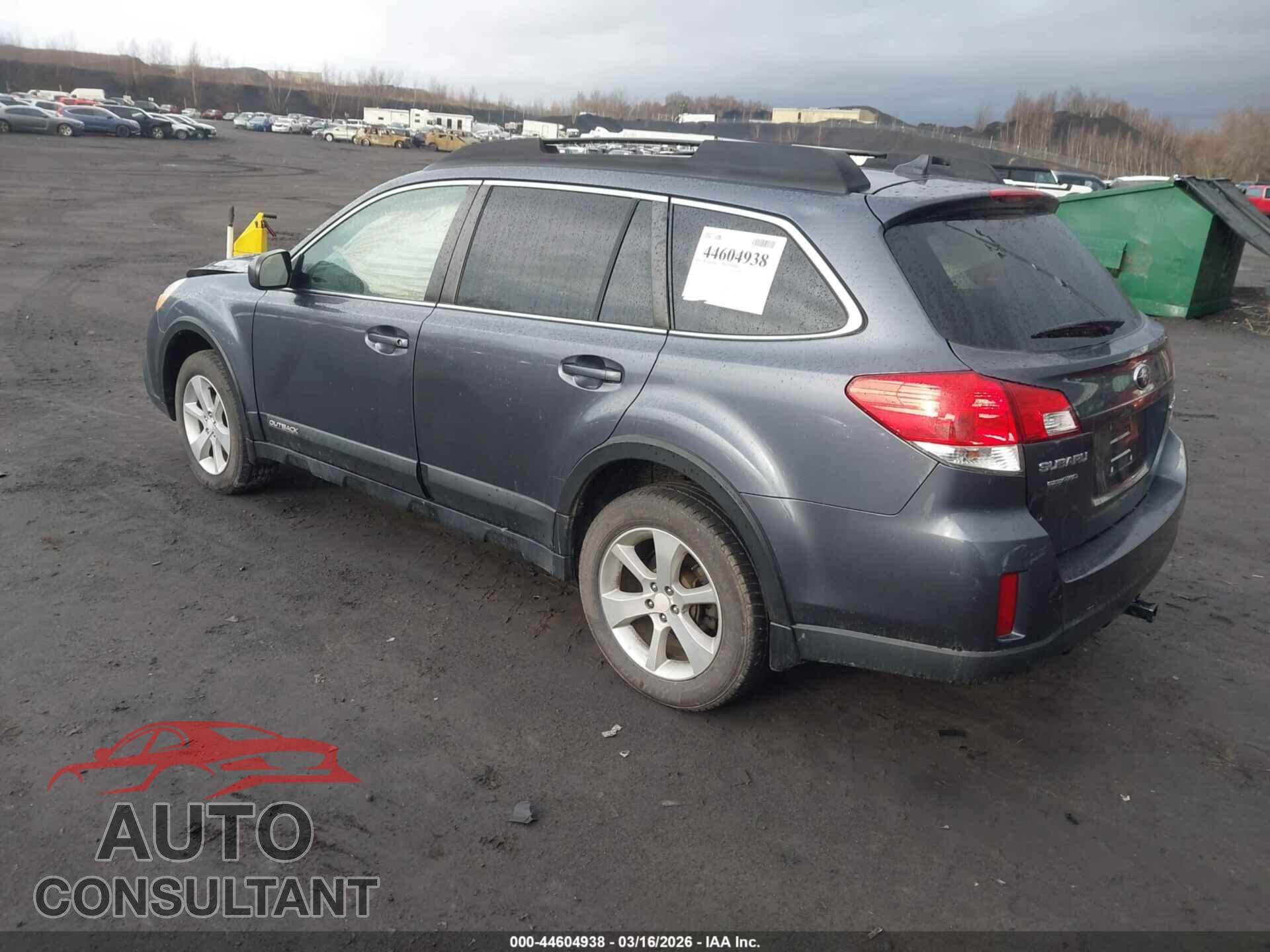 SUBARU OUTBACK 2014 - 4S4BRBCC7E3211052