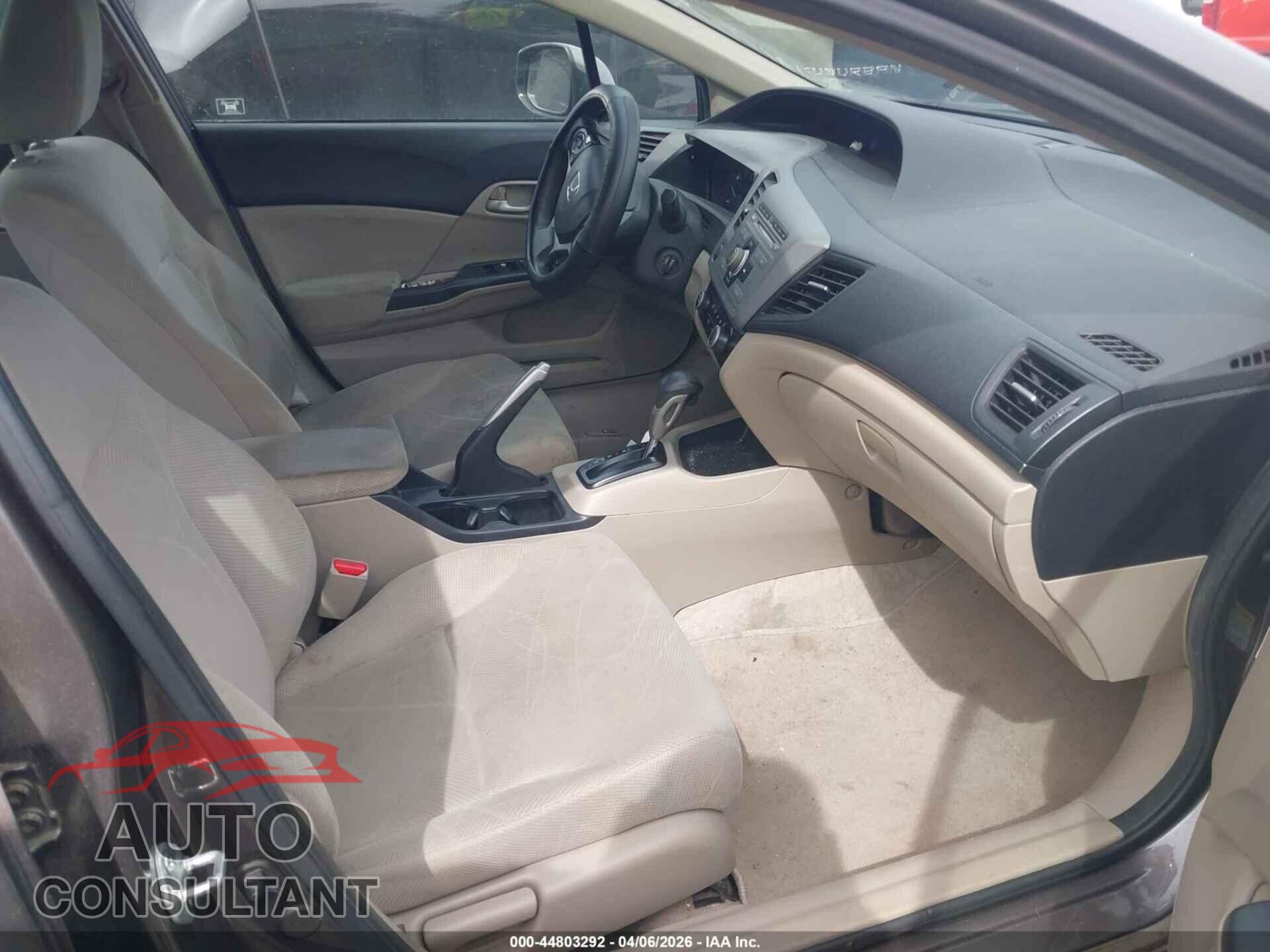 HONDA CIVIC 2012 - 19XFB2F5XCE026023