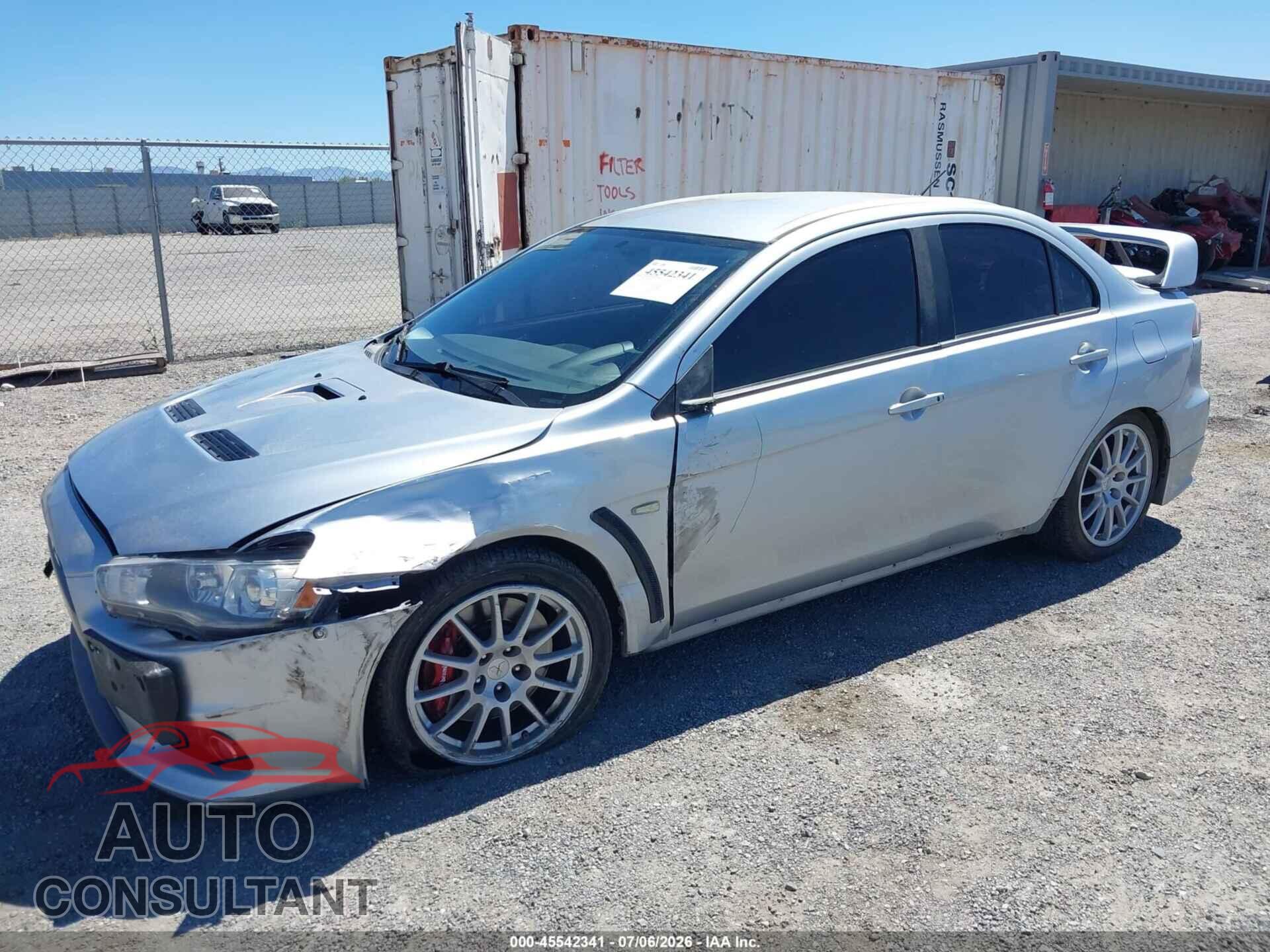 MITSUBISHI LANCER EVOLUTION 2015 - JA32W8FV8FU006606