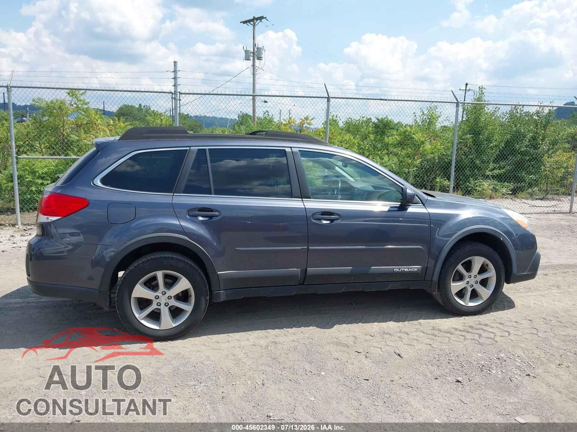 SUBARU OUTBACK 2014 - 4S4BRBLC4E3246292