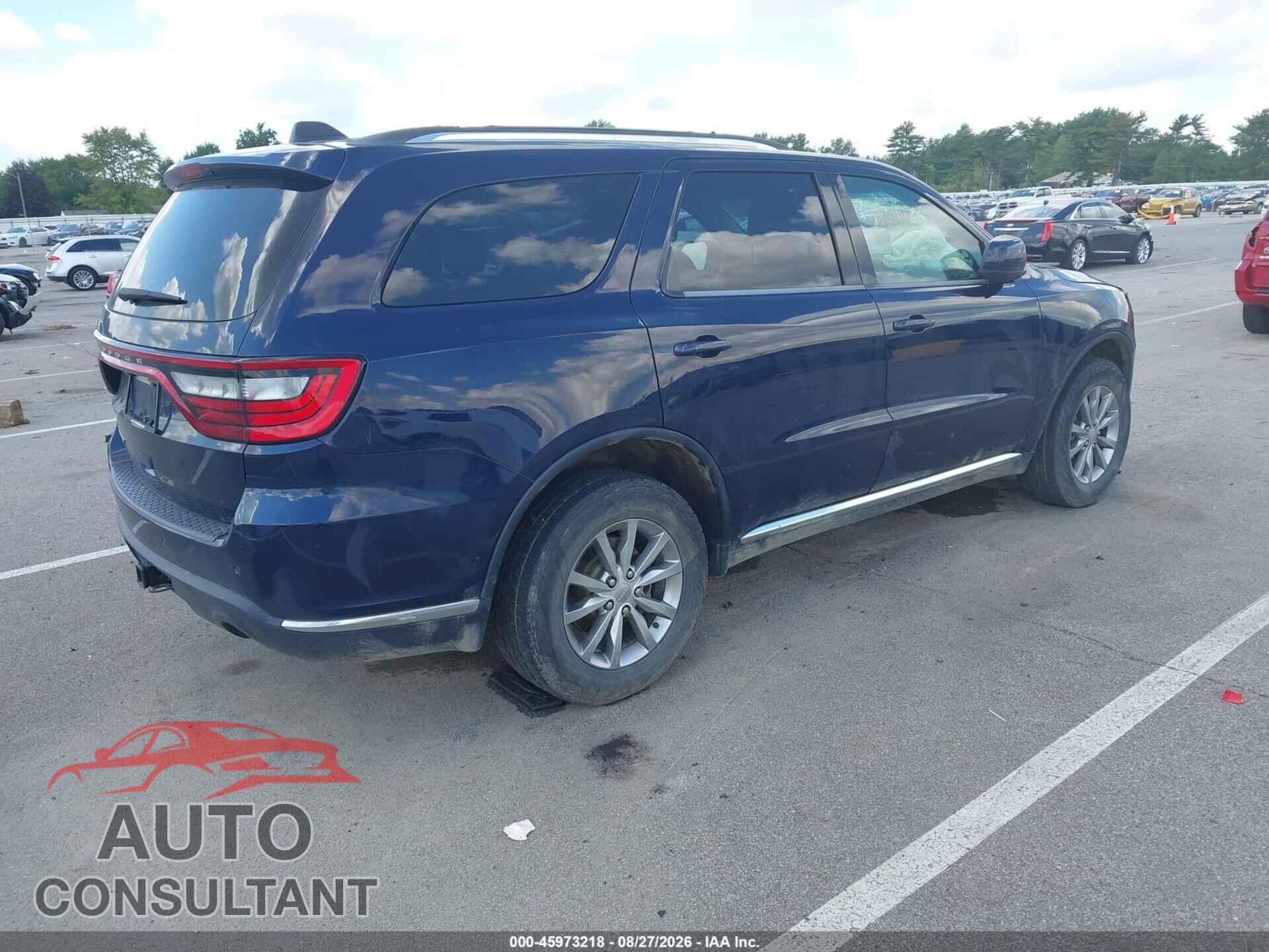 DODGE DURANGO 2017 - 1C4RDJAG0HC781139