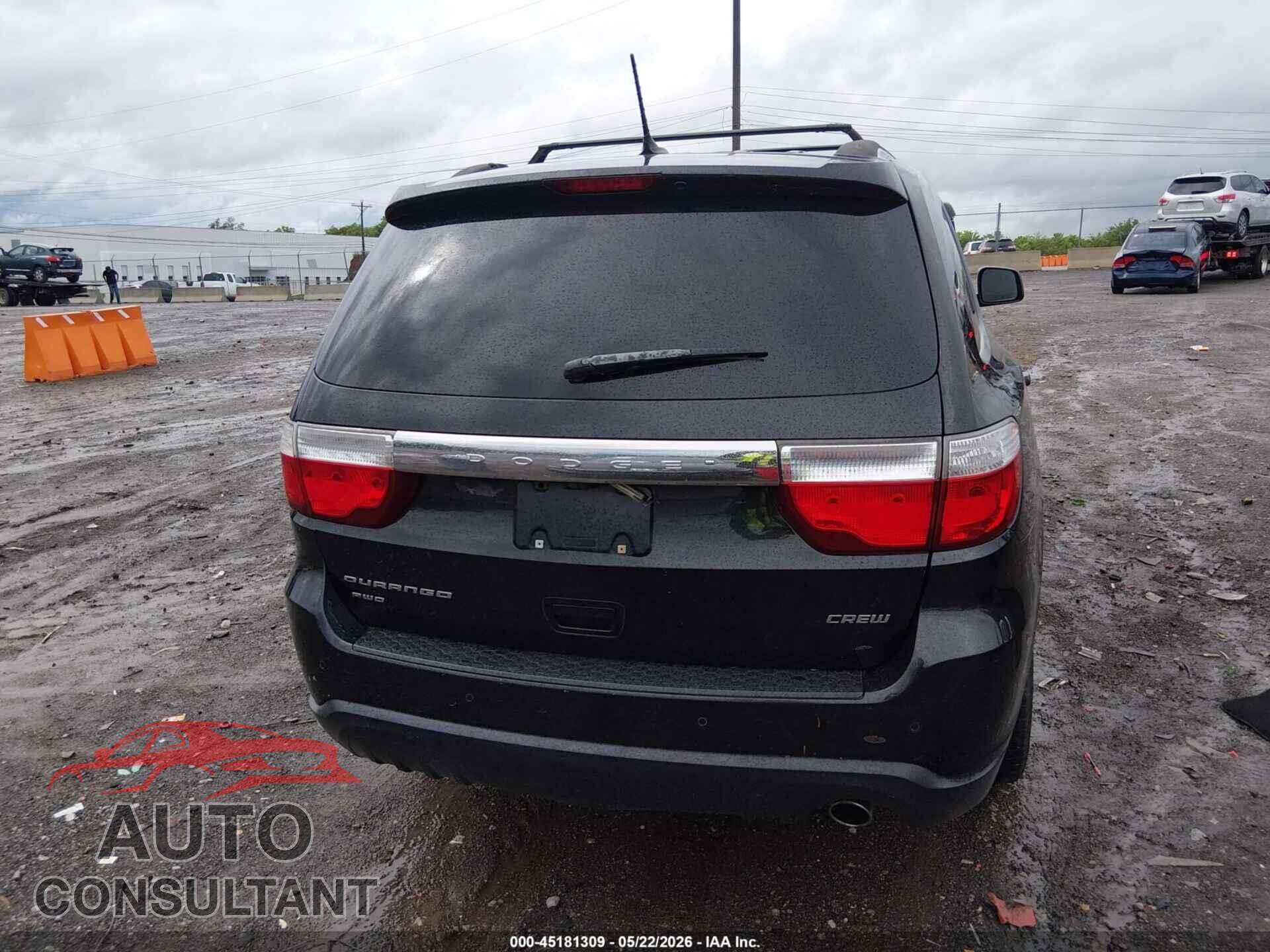 DODGE DURANGO 2012 - 1C4RDJDG5CC163416
