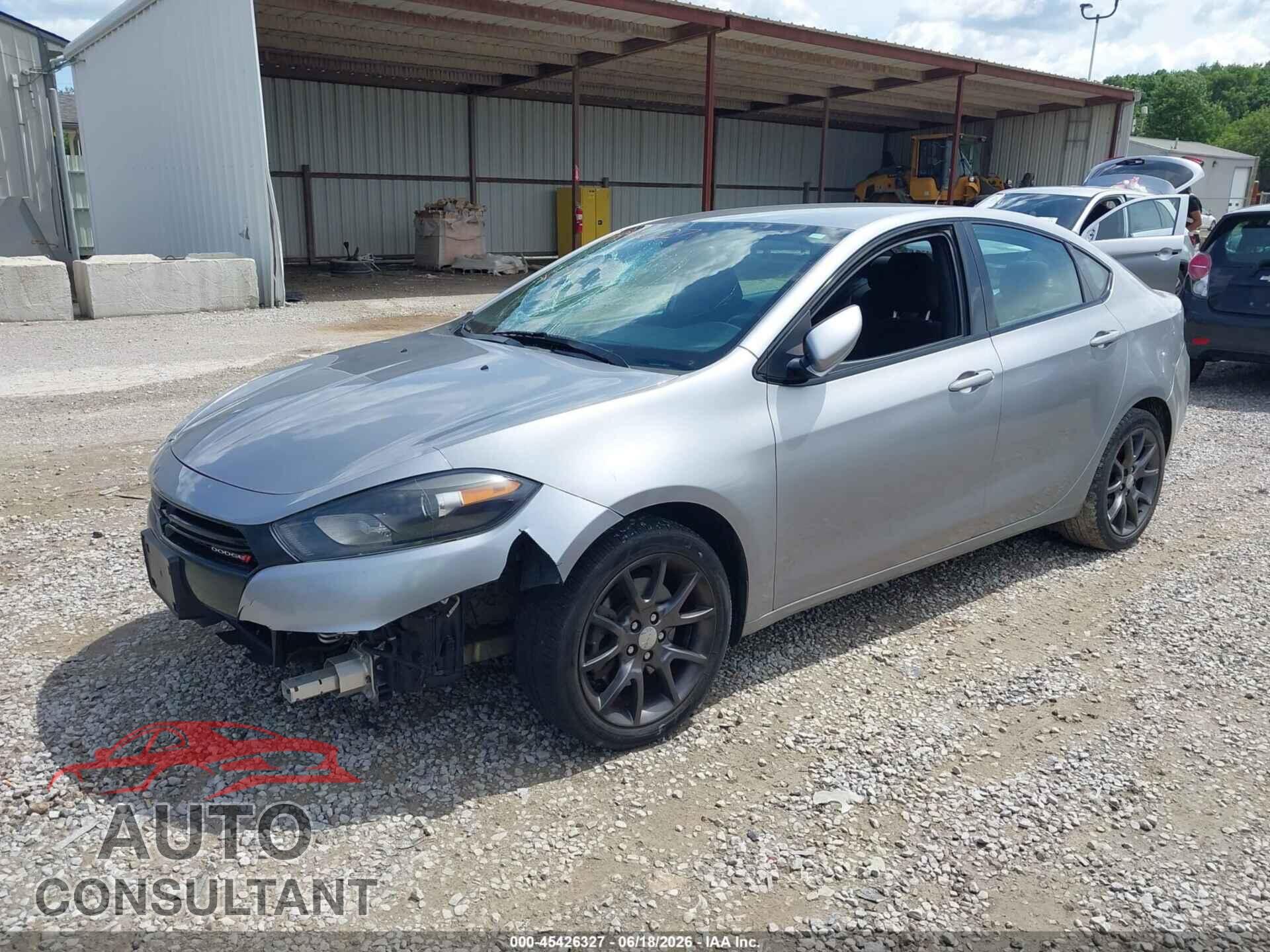 DODGE DART 2015 - 1C3CDFBB8FD320577