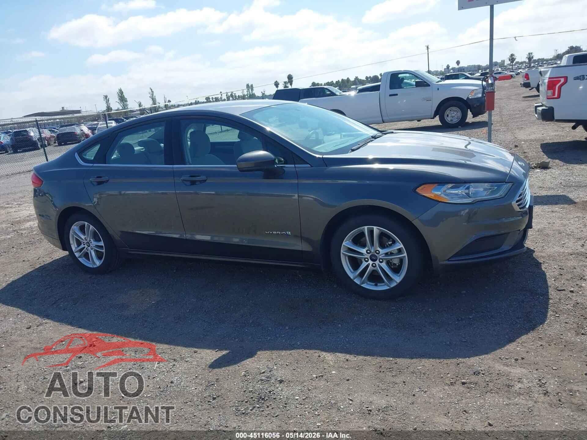 FORD FUSION HYBRID 2018 - 3FA6P0UU4JR278765