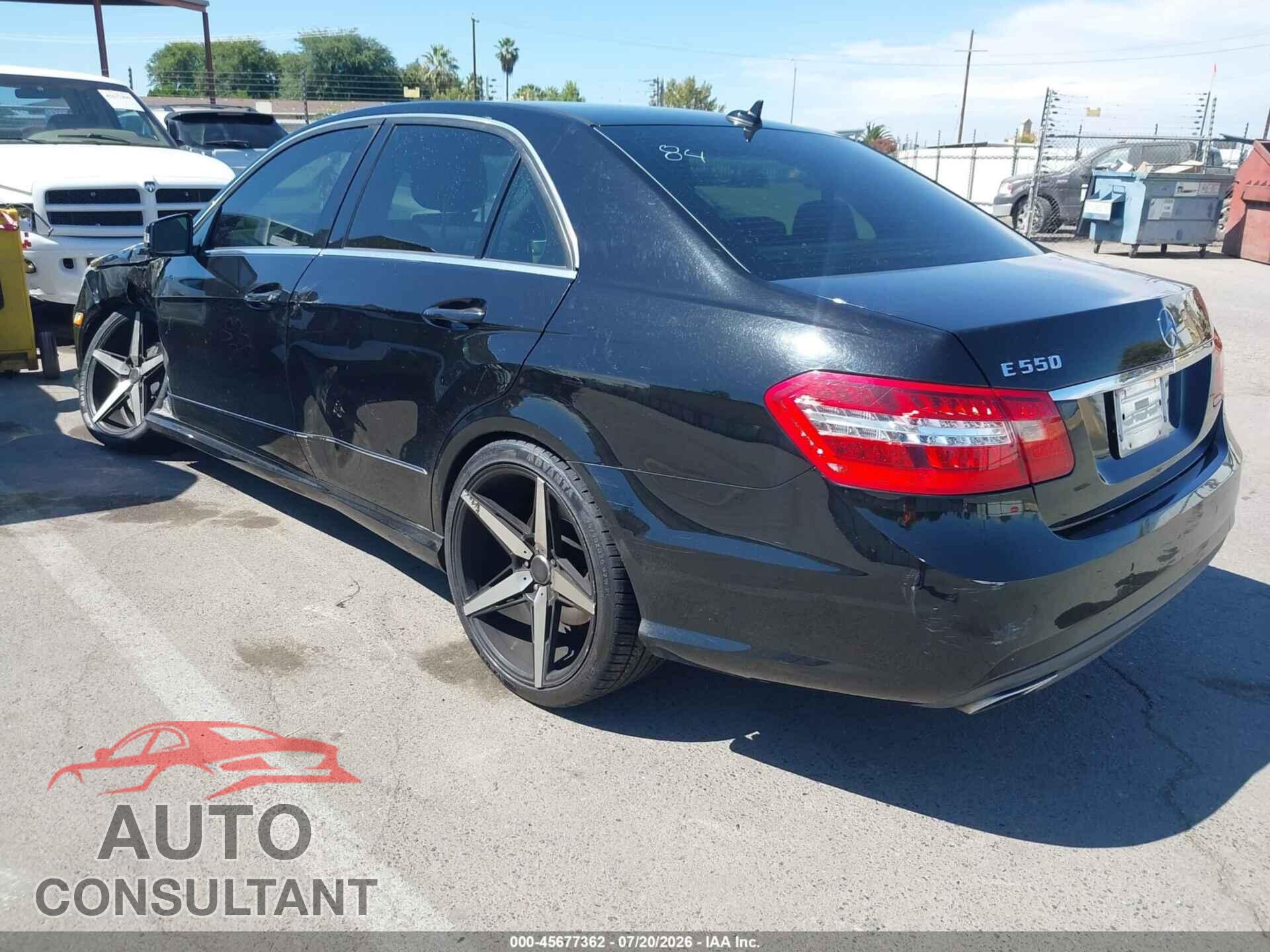 MERCEDES-BENZ E 550 2010 - WDDHF7CB3AA203568