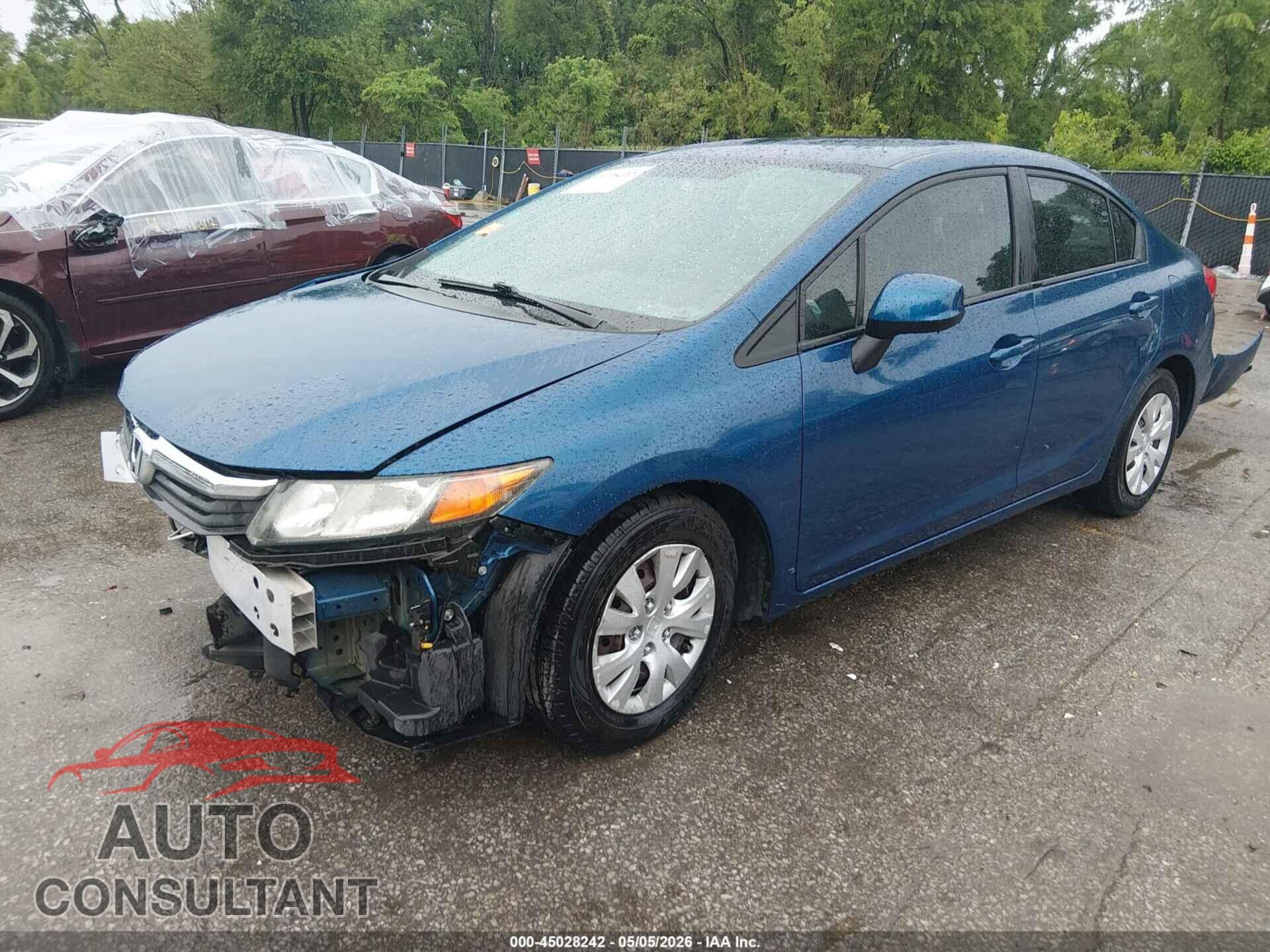 HONDA CIVIC 2012 - 19XFB2F55CE340114