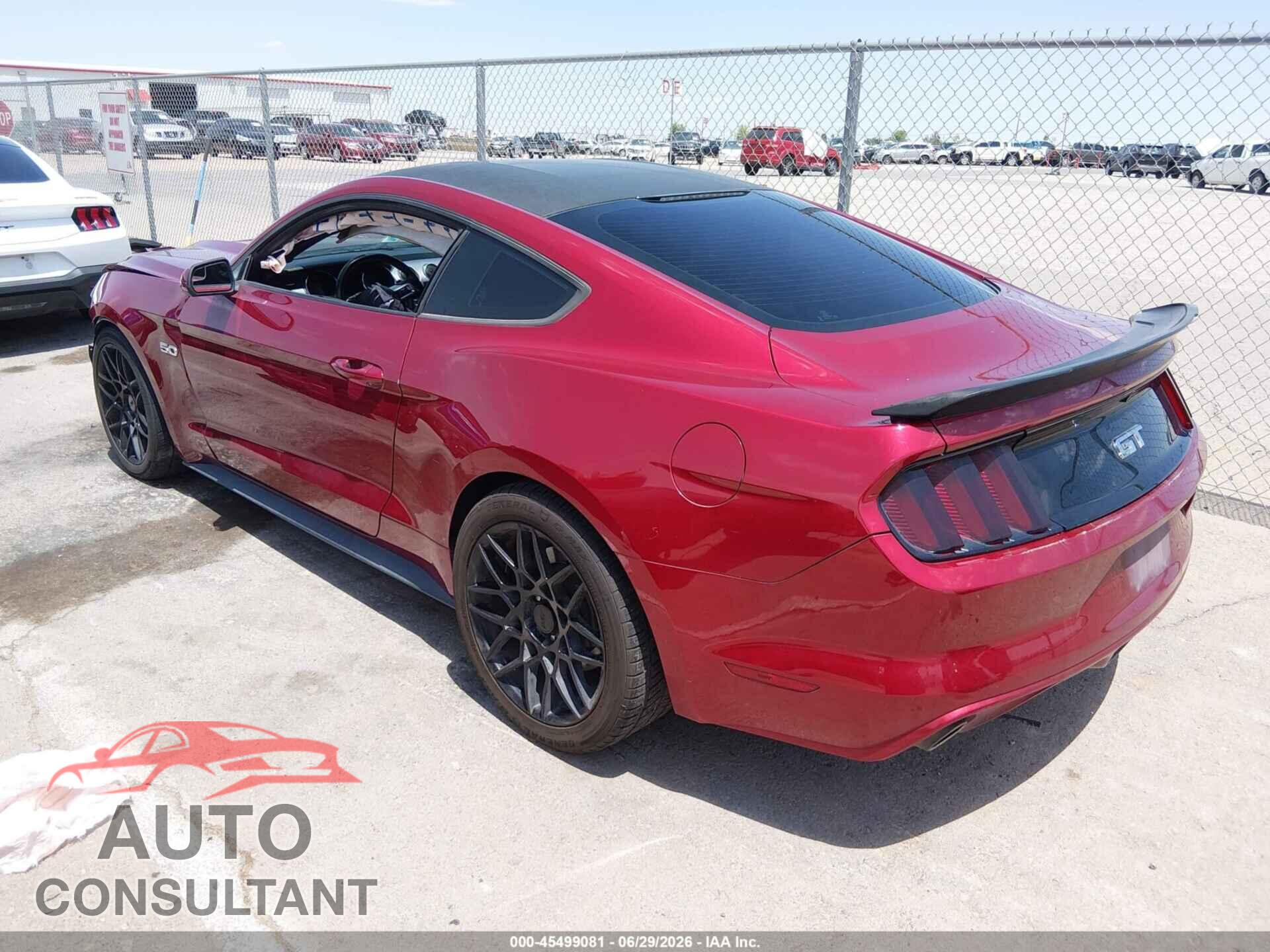 FORD MUSTANG 2016 - 1FA6P8CF0G5322774