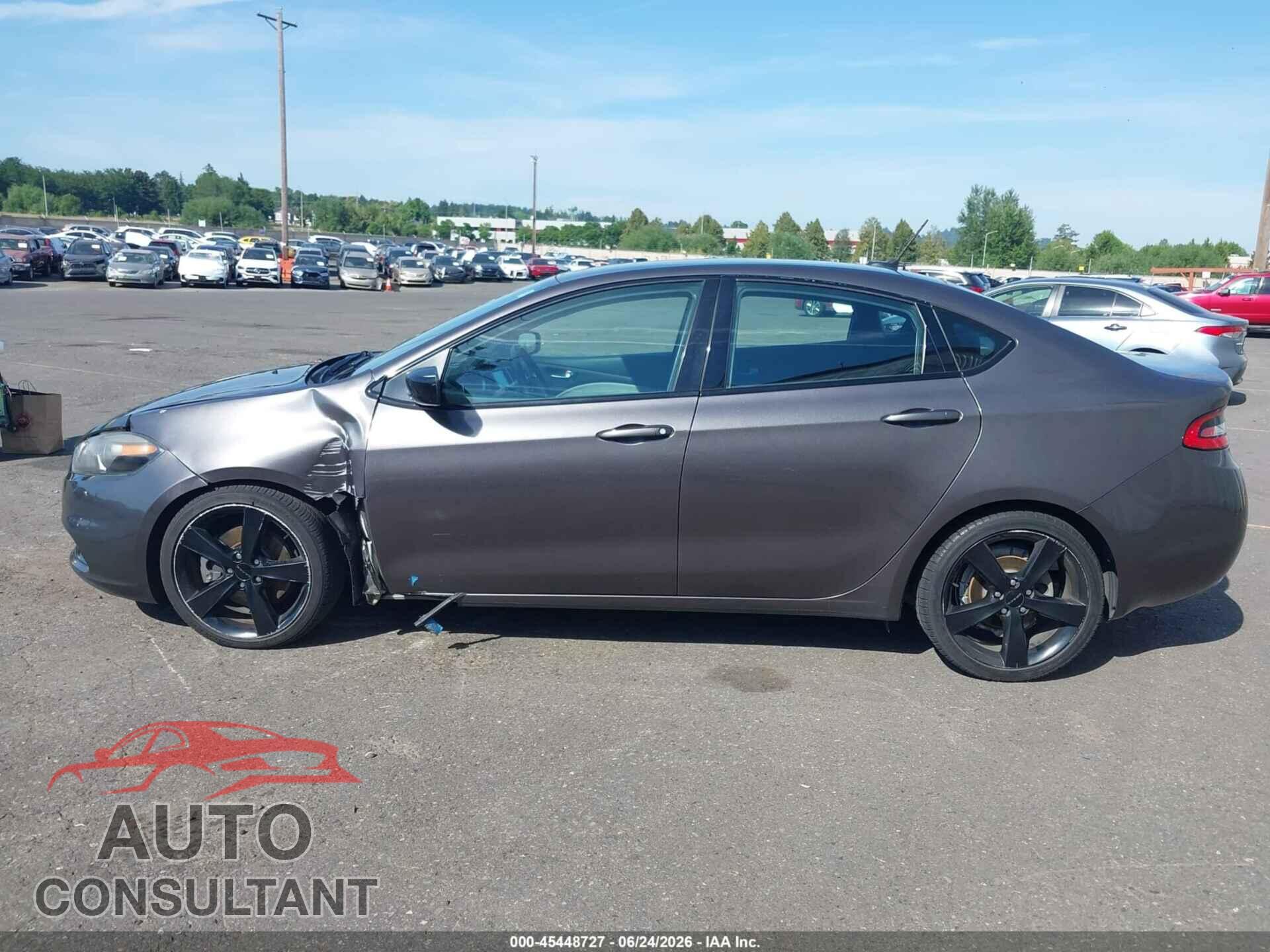 DODGE DART 2015 - 1C3CDFBB7FD374694