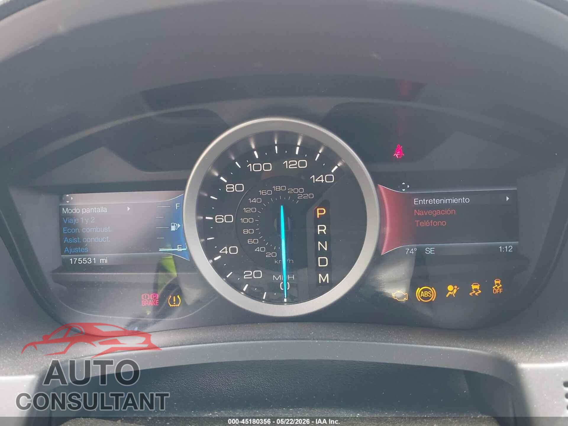 FORD EXPLORER 2015 - 1FM5K7D84FGA91875