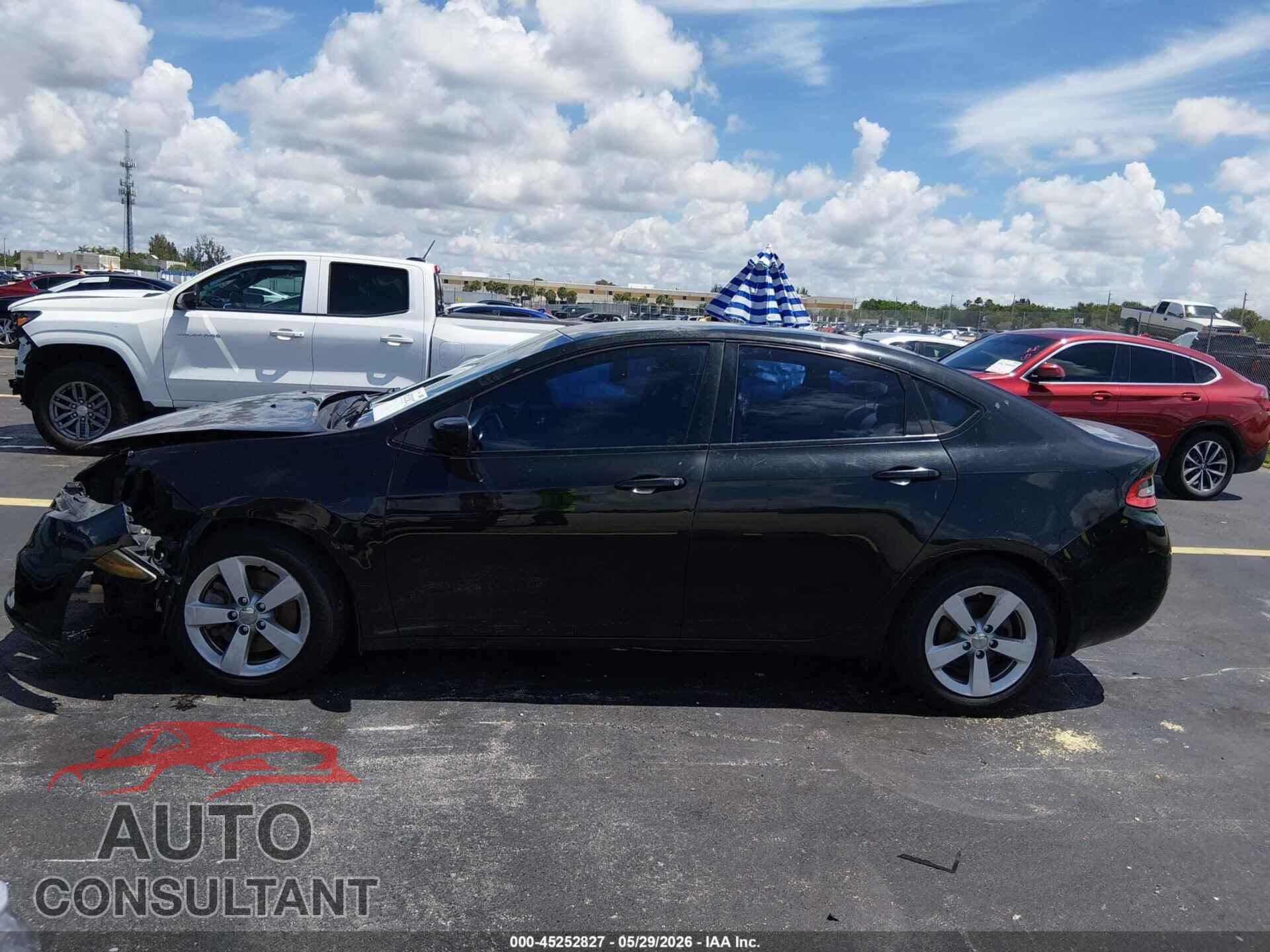 DODGE DART 2015 - 1C3CDFBB2FD211788