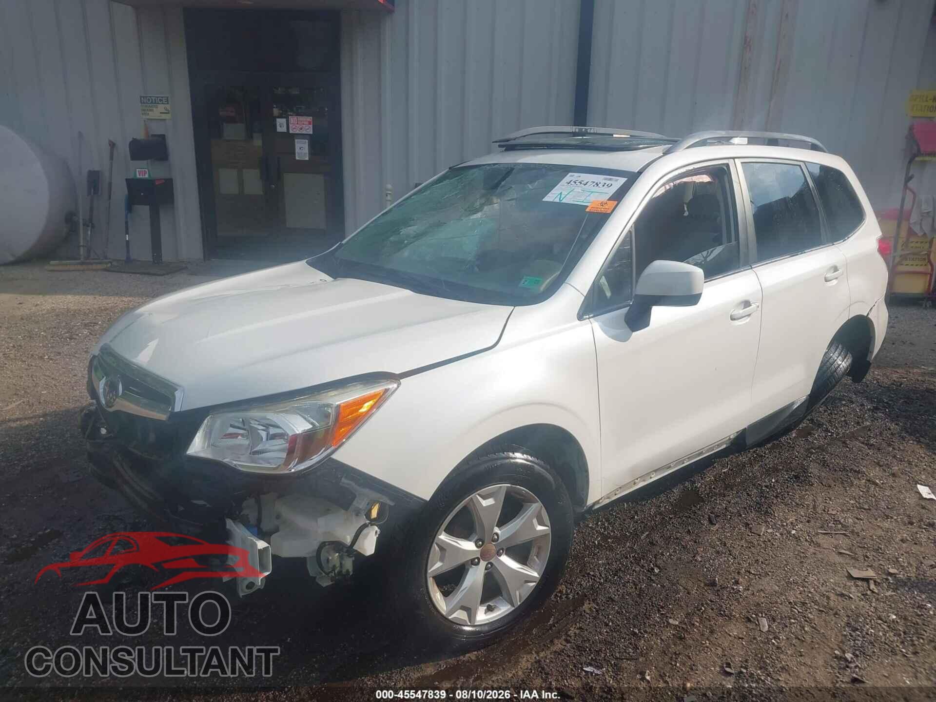 SUBARU FORESTER 2016 - JF2SJADC9GH403908