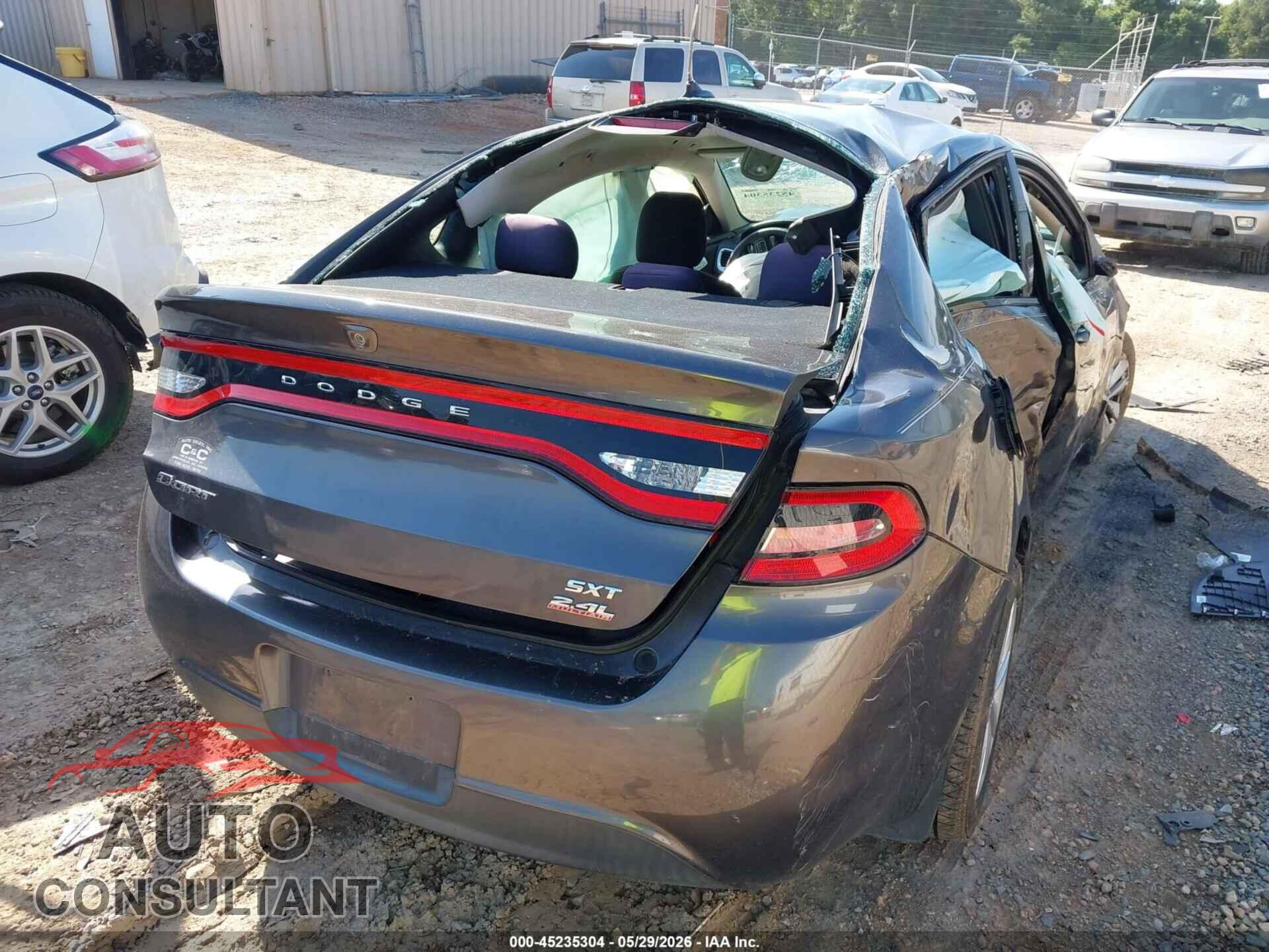 DODGE DART 2014 - 1C3CDFBB2ED822287