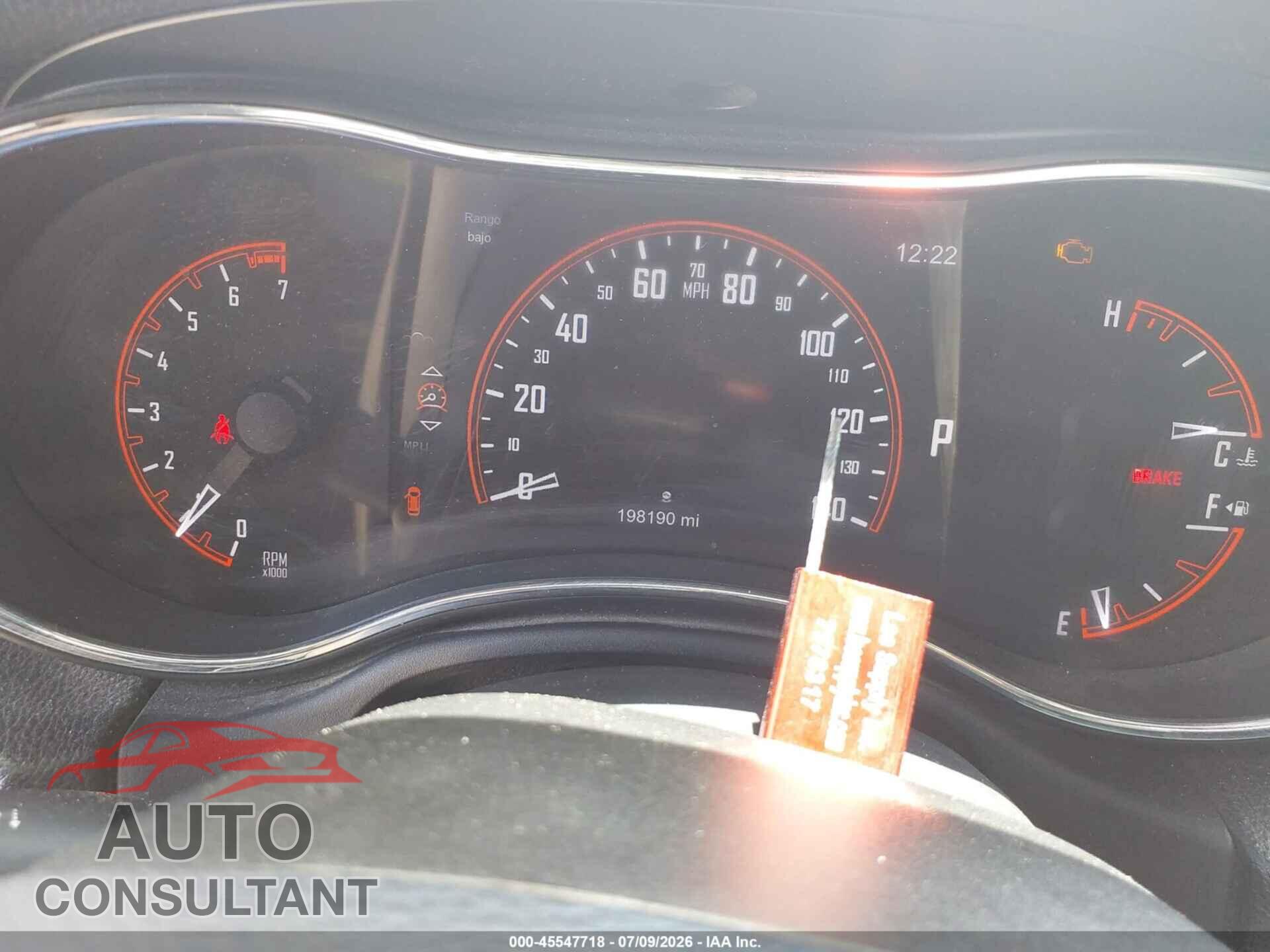 DODGE DURANGO 2014 - 1C4RDHAG8EC590783