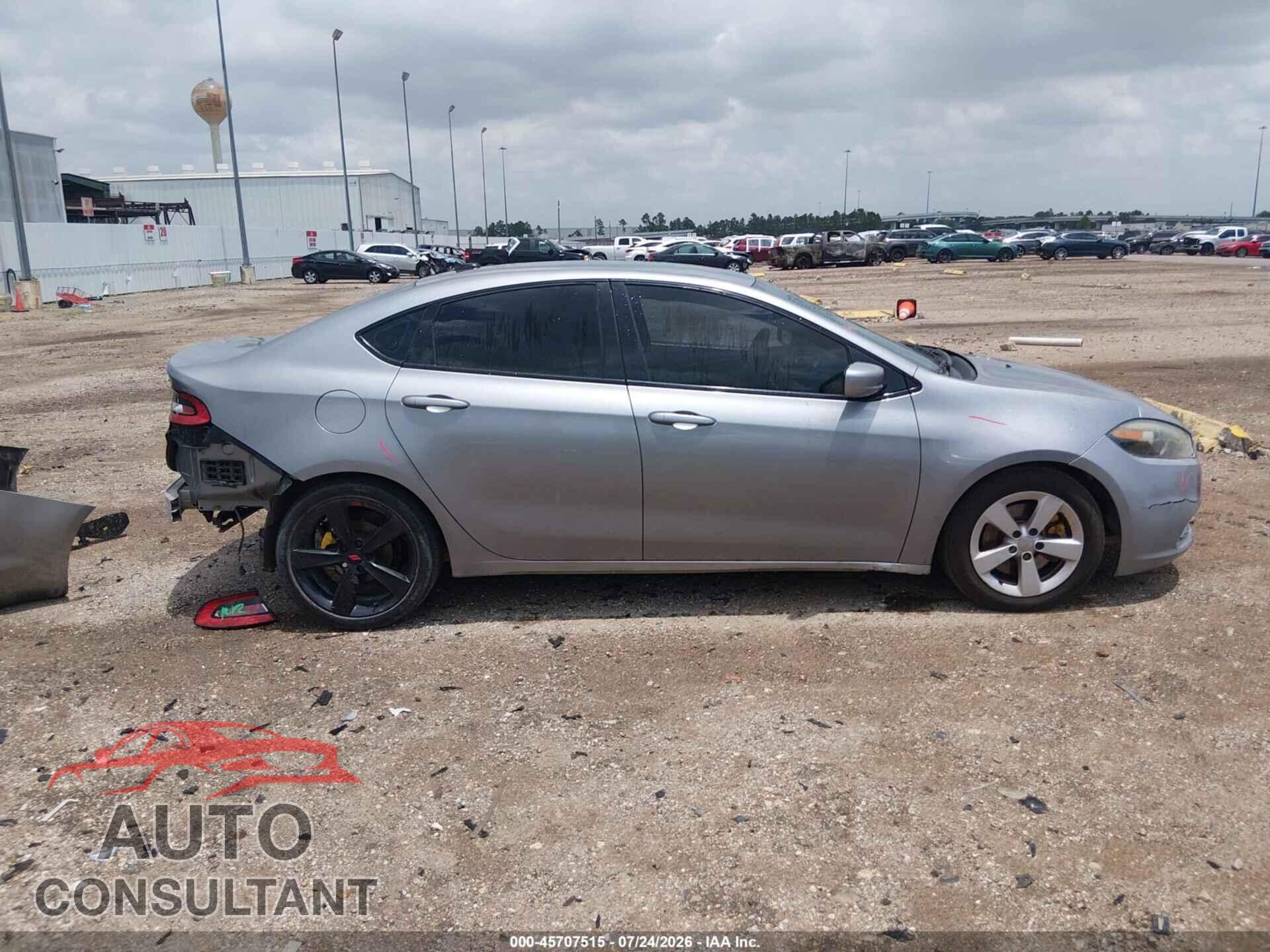 DODGE DART 2015 - 1C3CDFBBXFD390310
