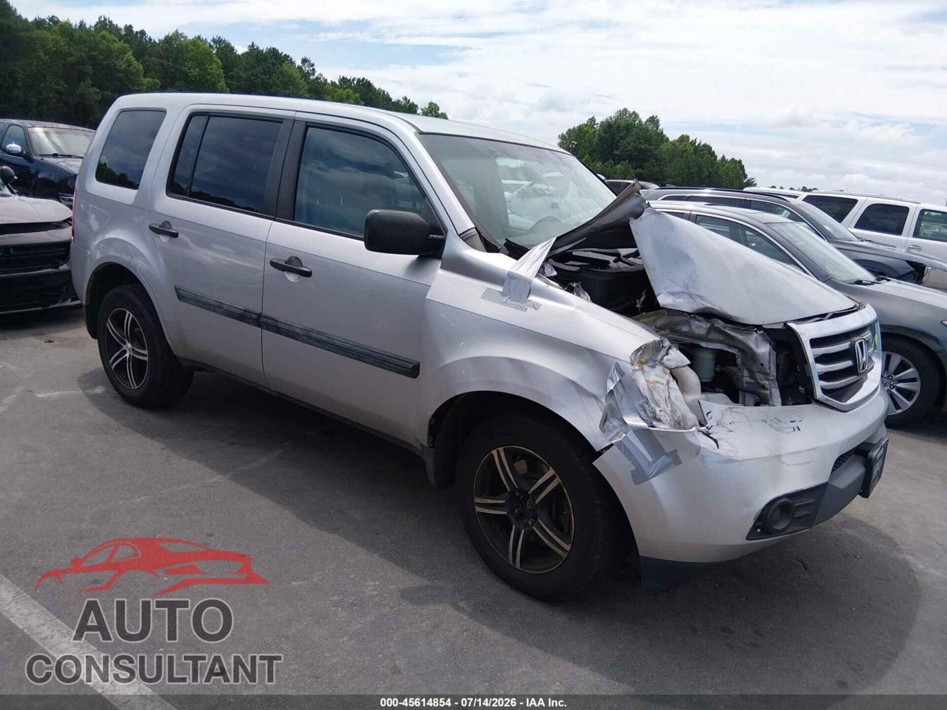 HONDA PILOT 2014 - 5FNYF3H24EB019765