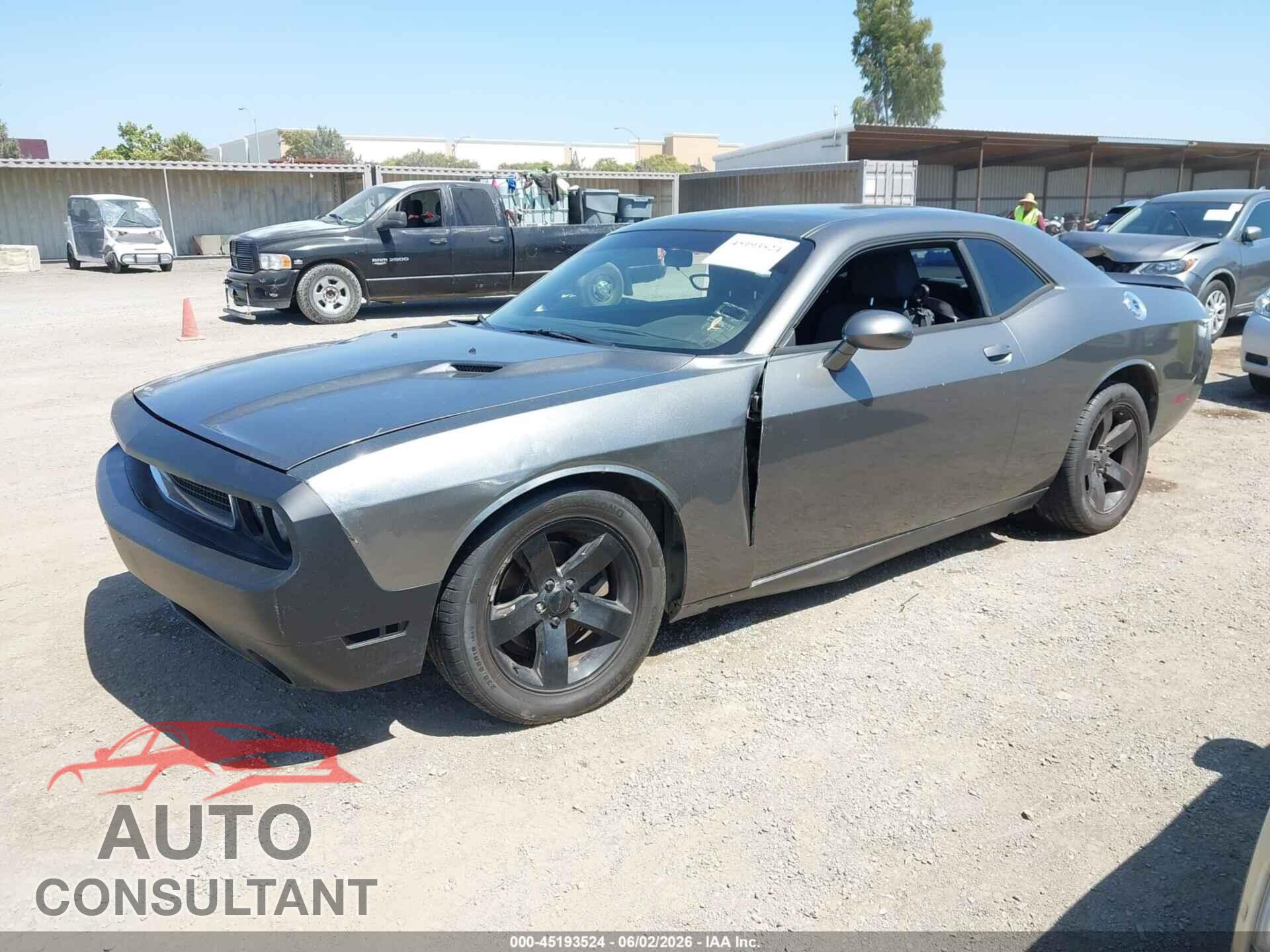 DODGE CHALLENGER 2012 - 2C3CDYAG6CH135290
