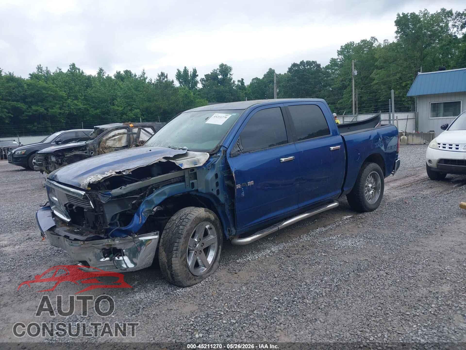 DODGE RAM 1500 2010 - 1D7RB1CT0AS118154