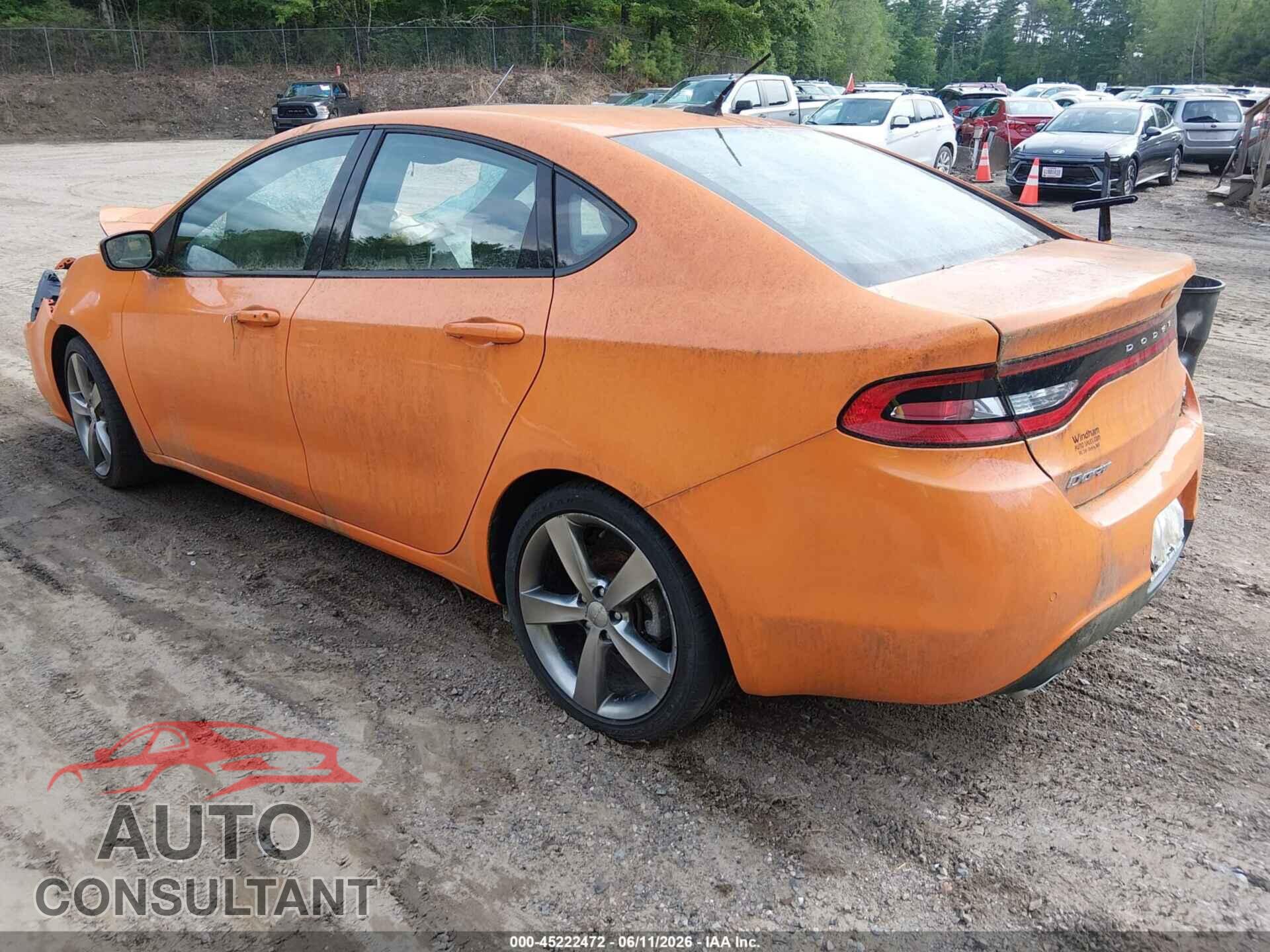 DODGE DART 2013 - 1C3CDFCB1DD341086