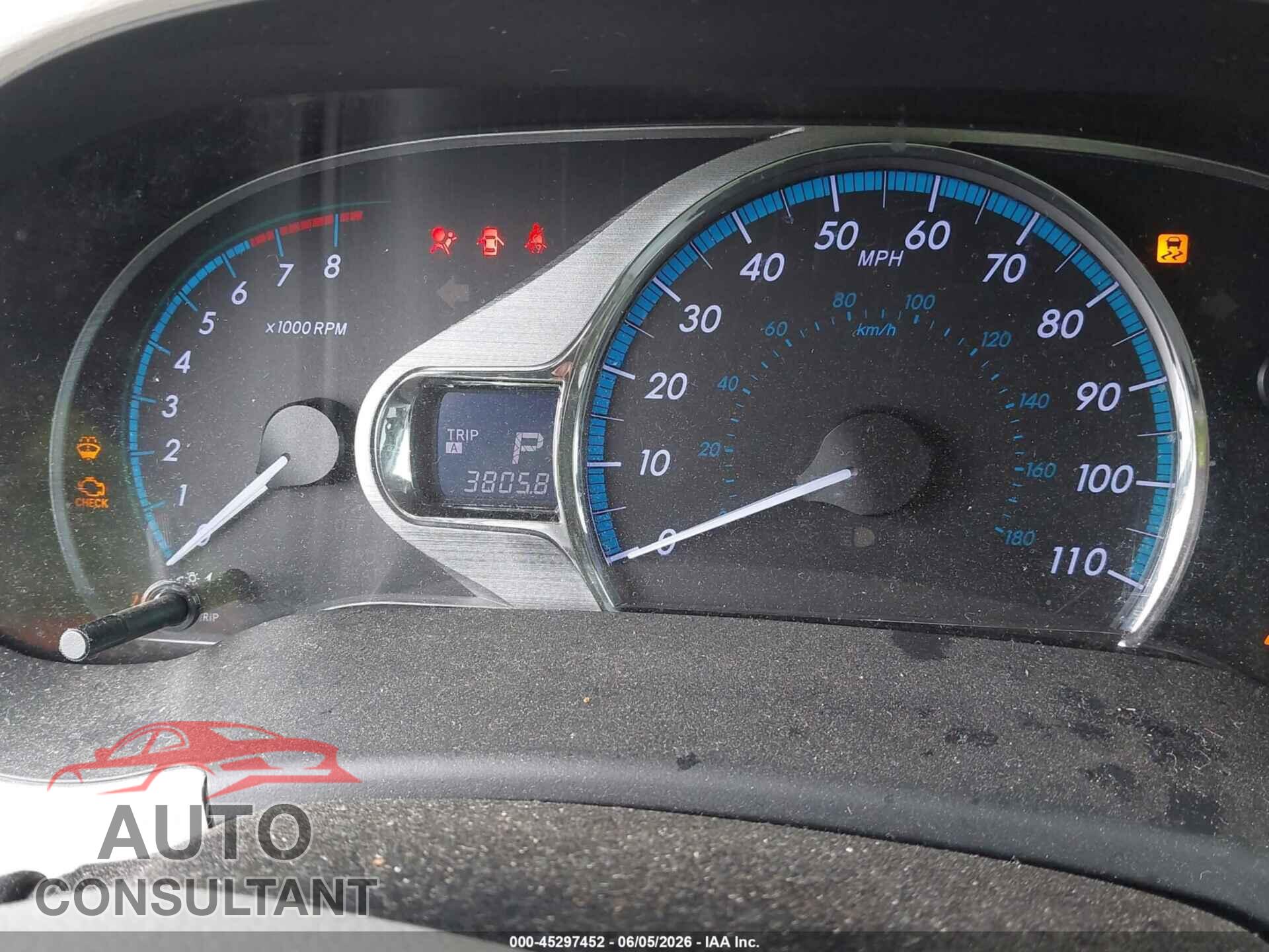 TOYOTA SIENNA 2012 - 5TDYK3DCXCS233176