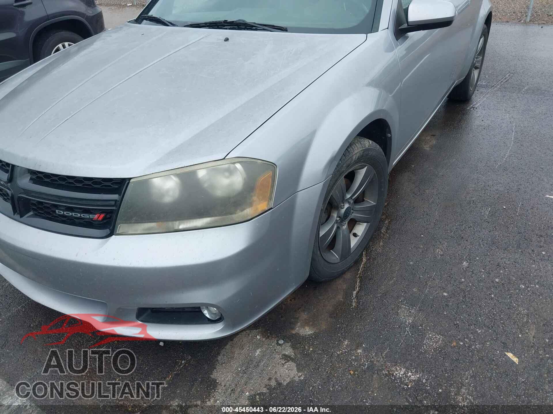 DODGE AVENGER 2013 - 1C3CDZCB6DN665985