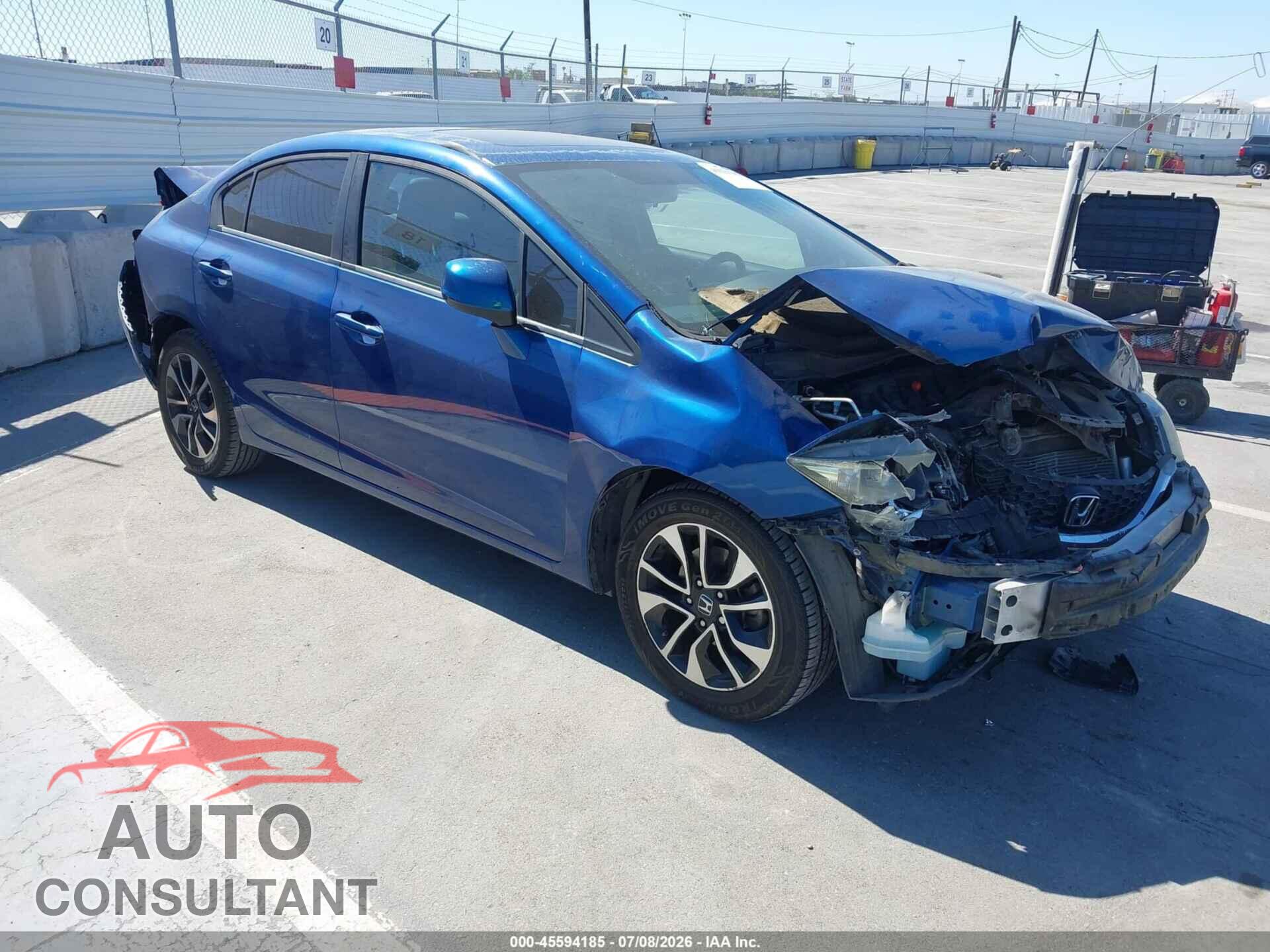 HONDA CIVIC 2013 - 19XFB2F81DE240135